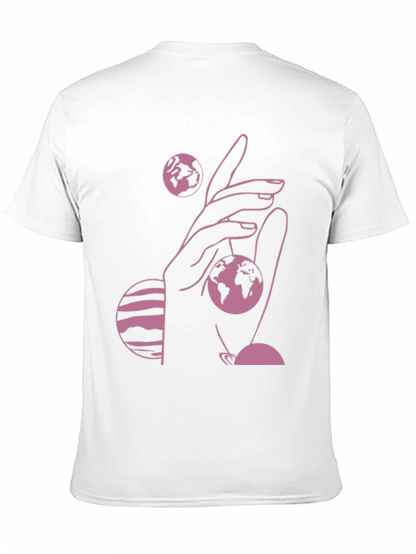 Cosmic Hand Graphic Tee - Black