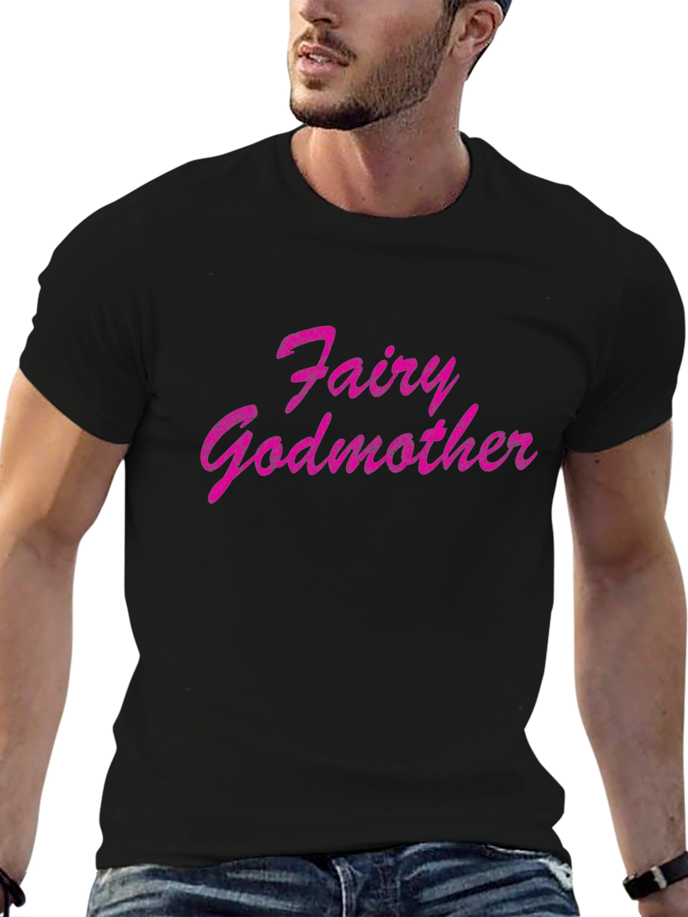 Fairy Godmother Graphic T-Shirt - Black