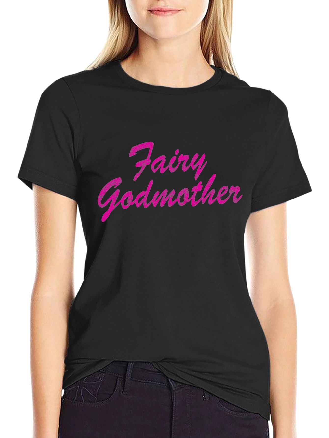 Fairy Godmother Graphic T-Shirt - Black