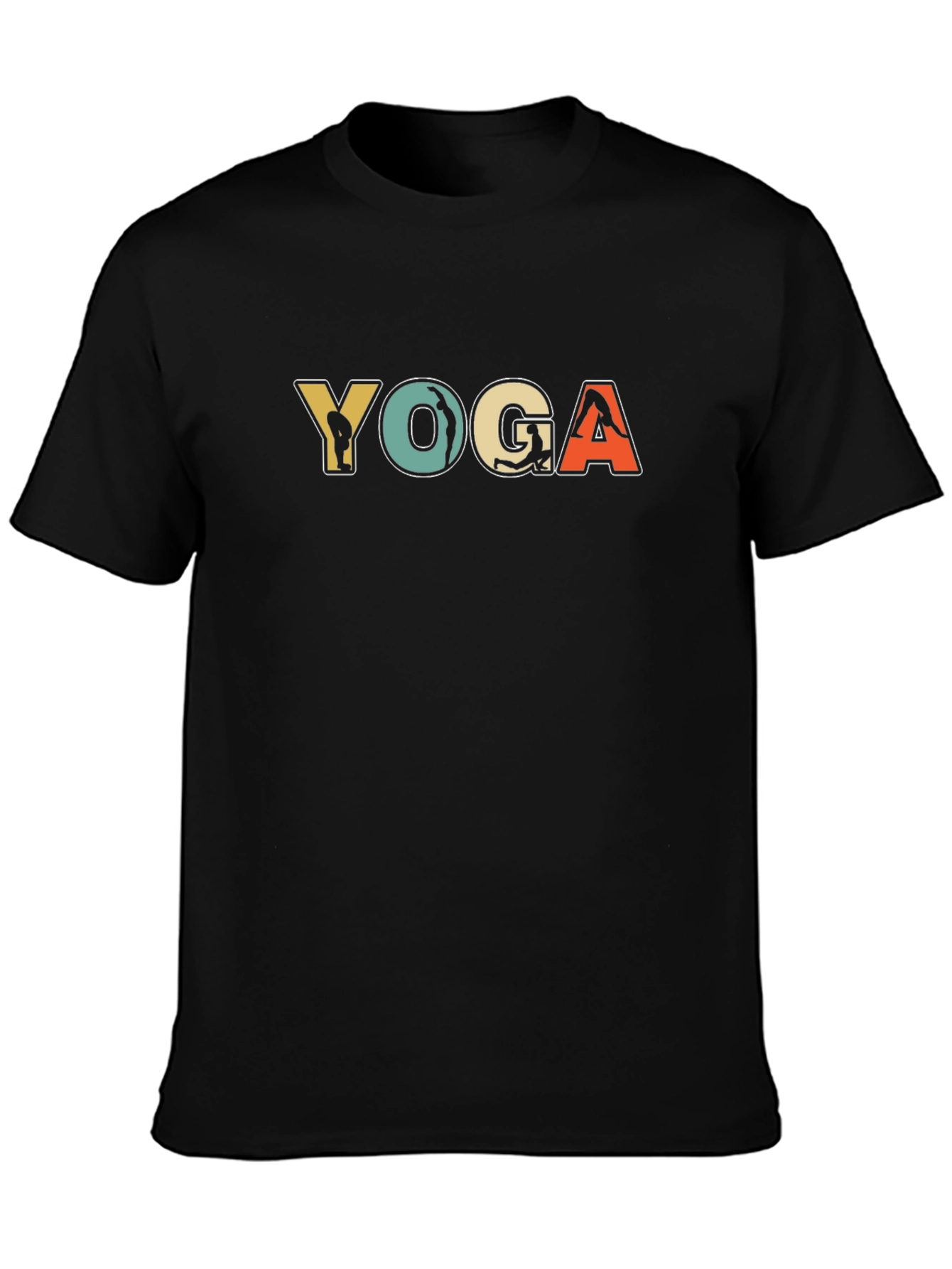 Yoga Graphic T-Shirt - Retro Design
