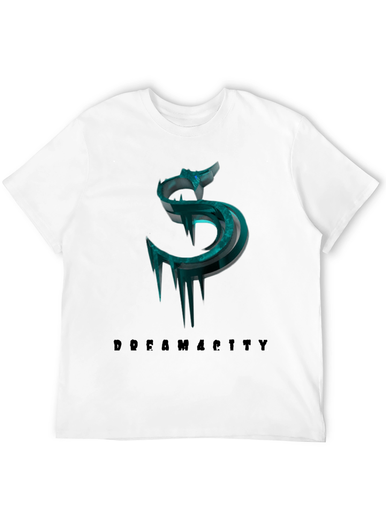 Dream City Black Tee with Graphic Design