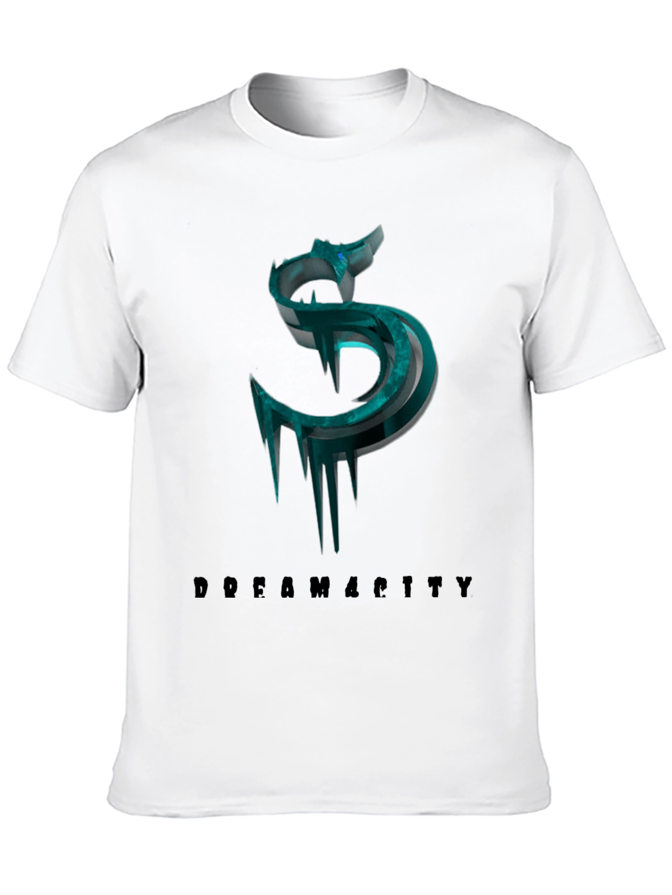 Dream City Black Tee with Graphic Design
