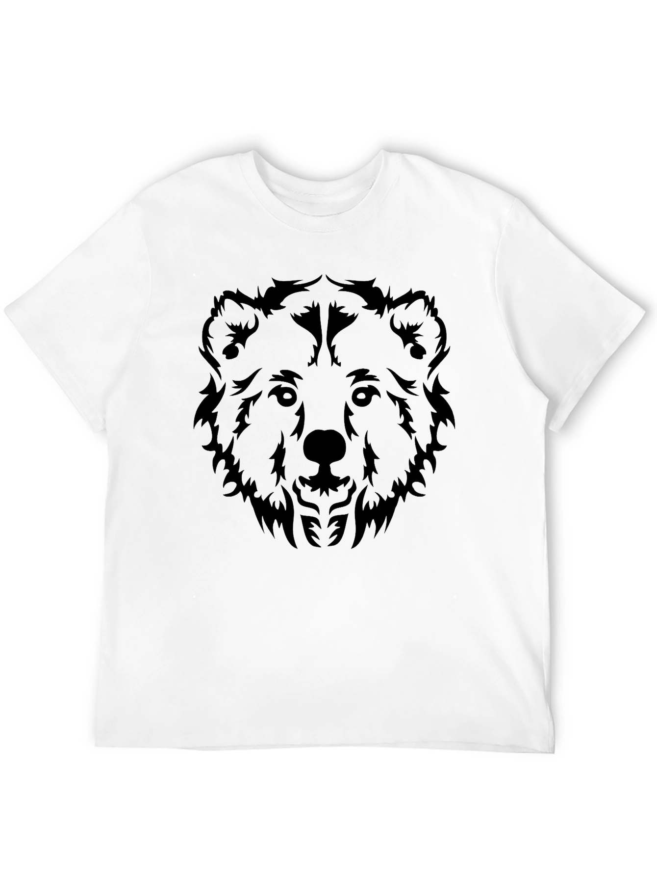 Bear Graphic Tee - Black T-Shirt