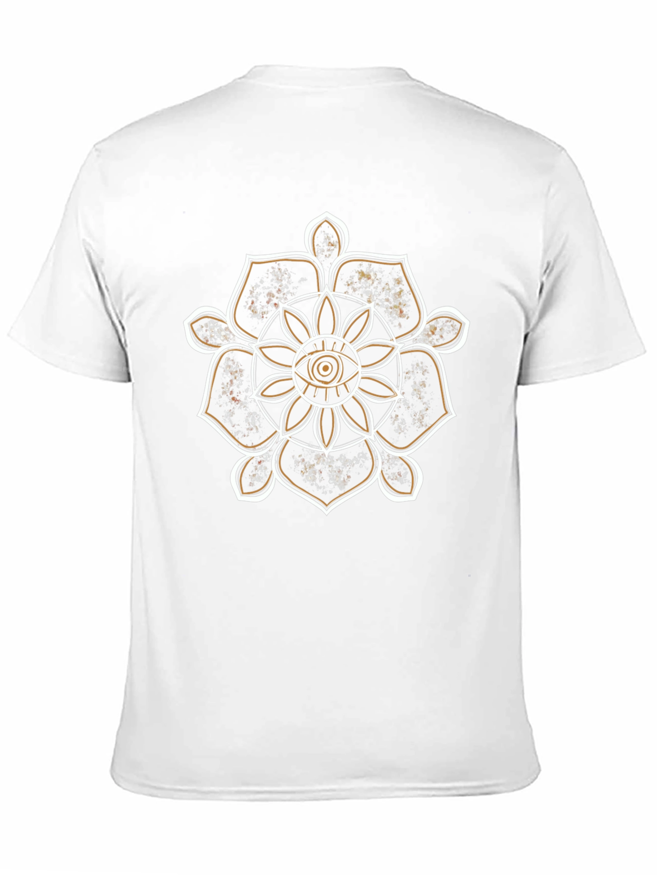 Eye Mandala Graphic Tee - Black Cotton Comfort