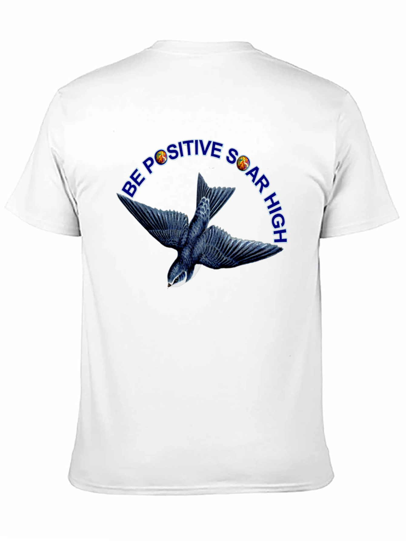 Be Positive Soar High Black T-Shirt