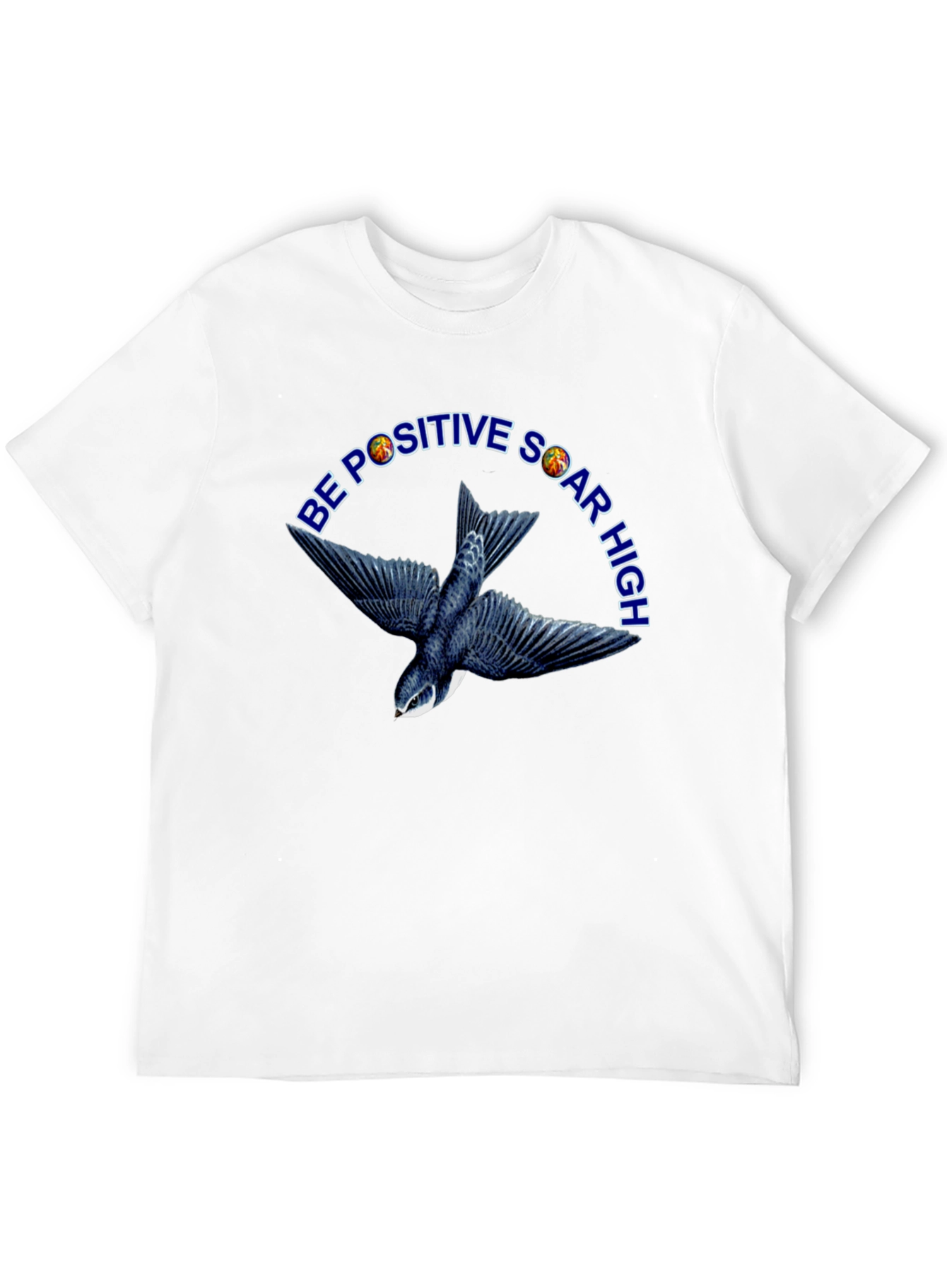 Be Positive Soar High Black T-Shirt