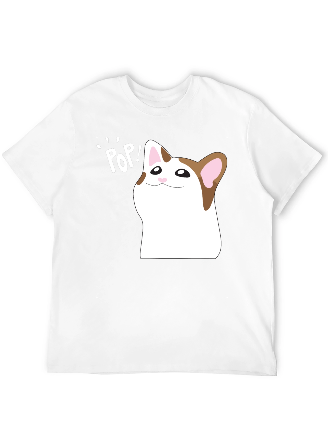 Pop Cat Meme T-Shirt - Hilarious Viral Cat Tee