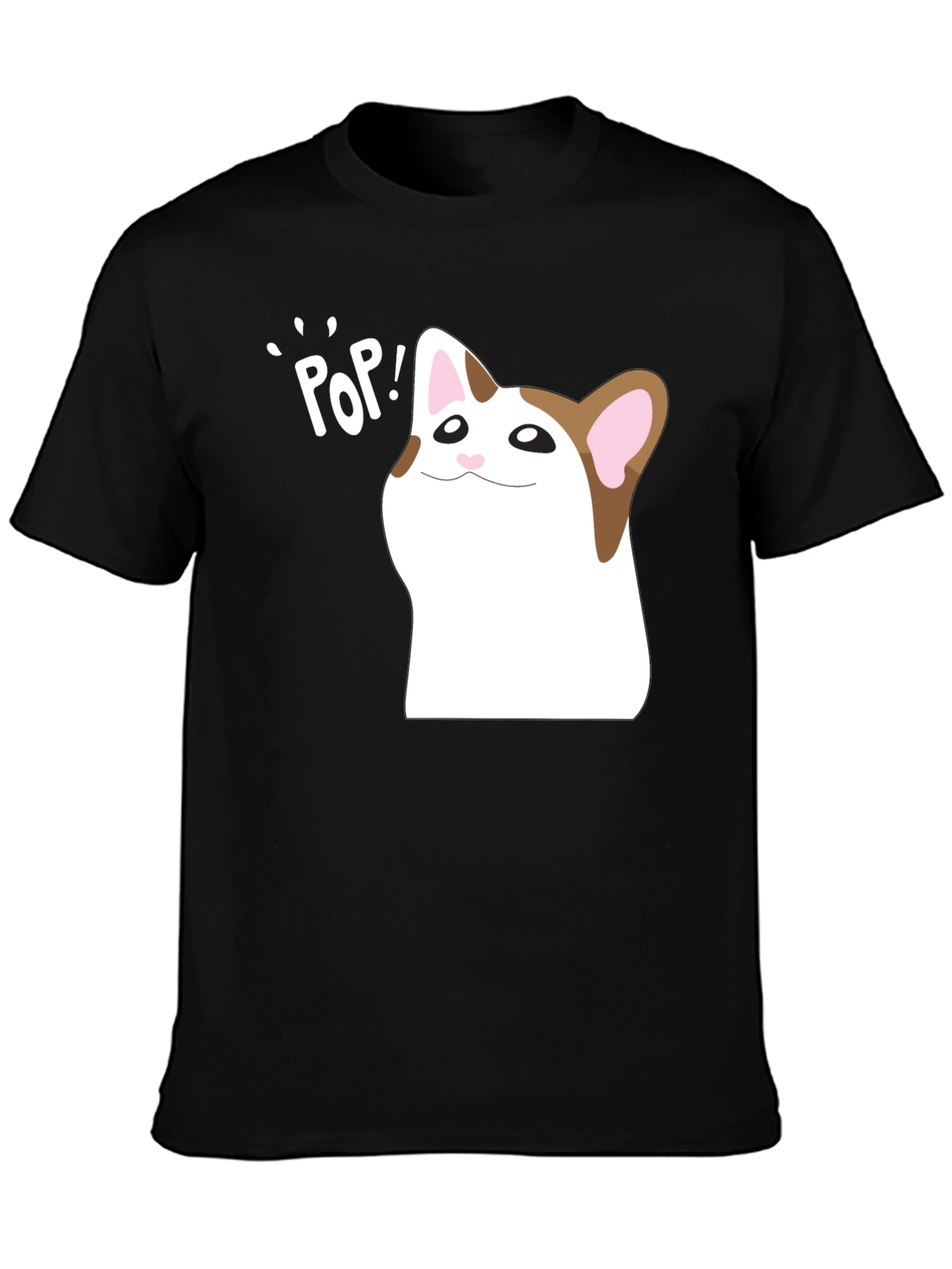 Pop Cat Meme T-Shirt - Hilarious Viral Cat Tee