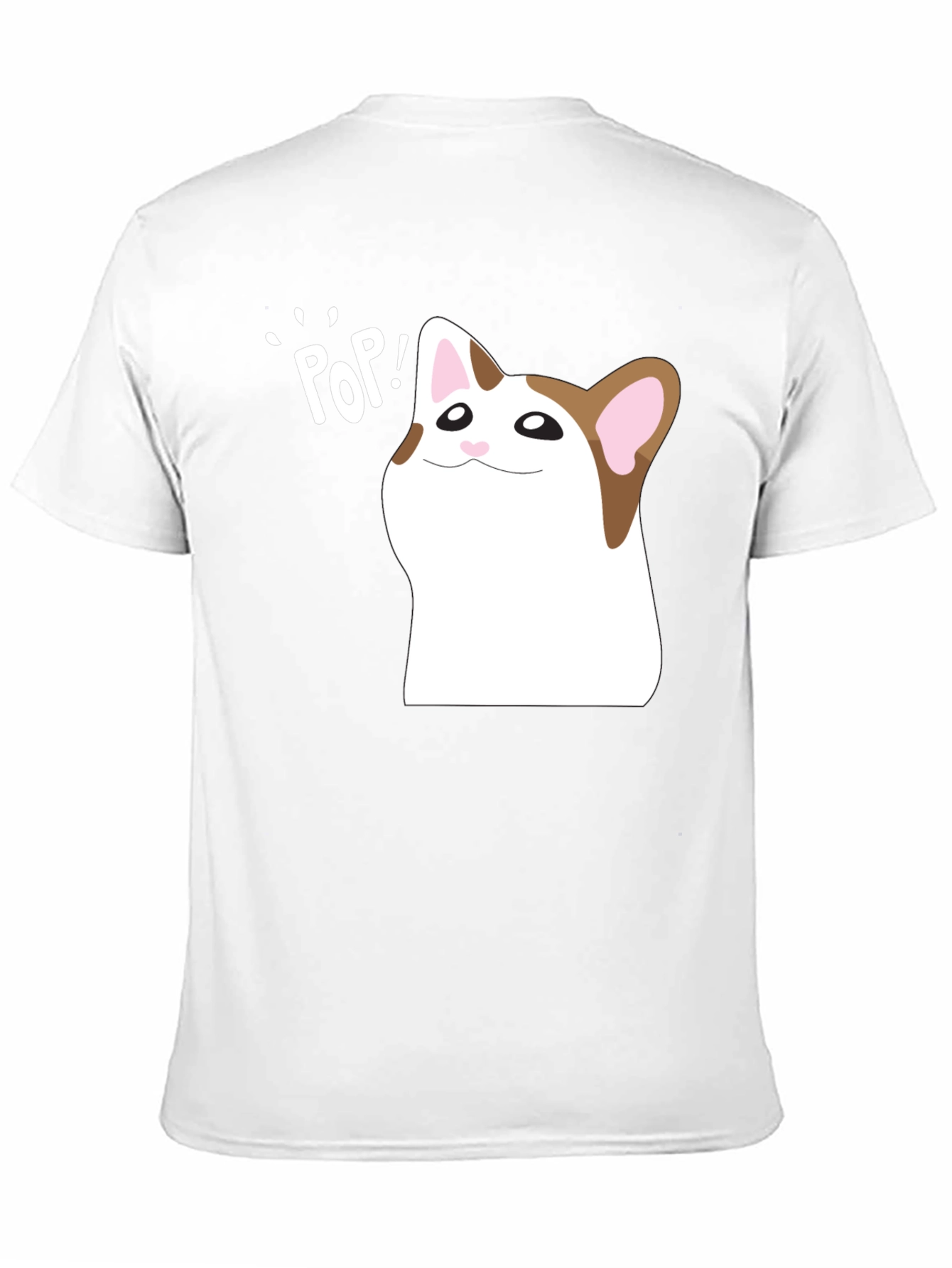 Pop Cat Meme T-Shirt - Hilarious Viral Cat Tee