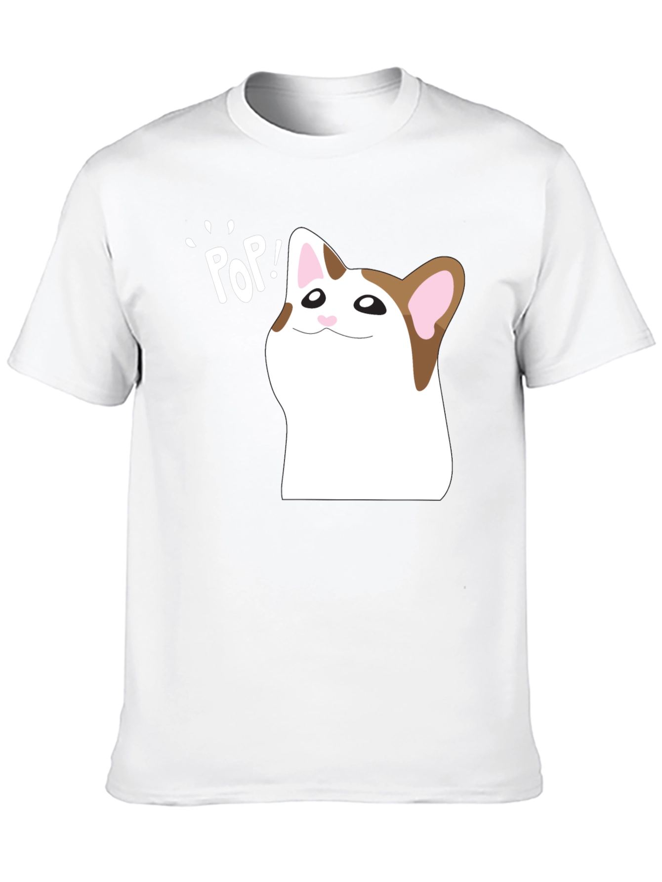 Pop Cat Meme T-Shirt - Hilarious Viral Cat Tee