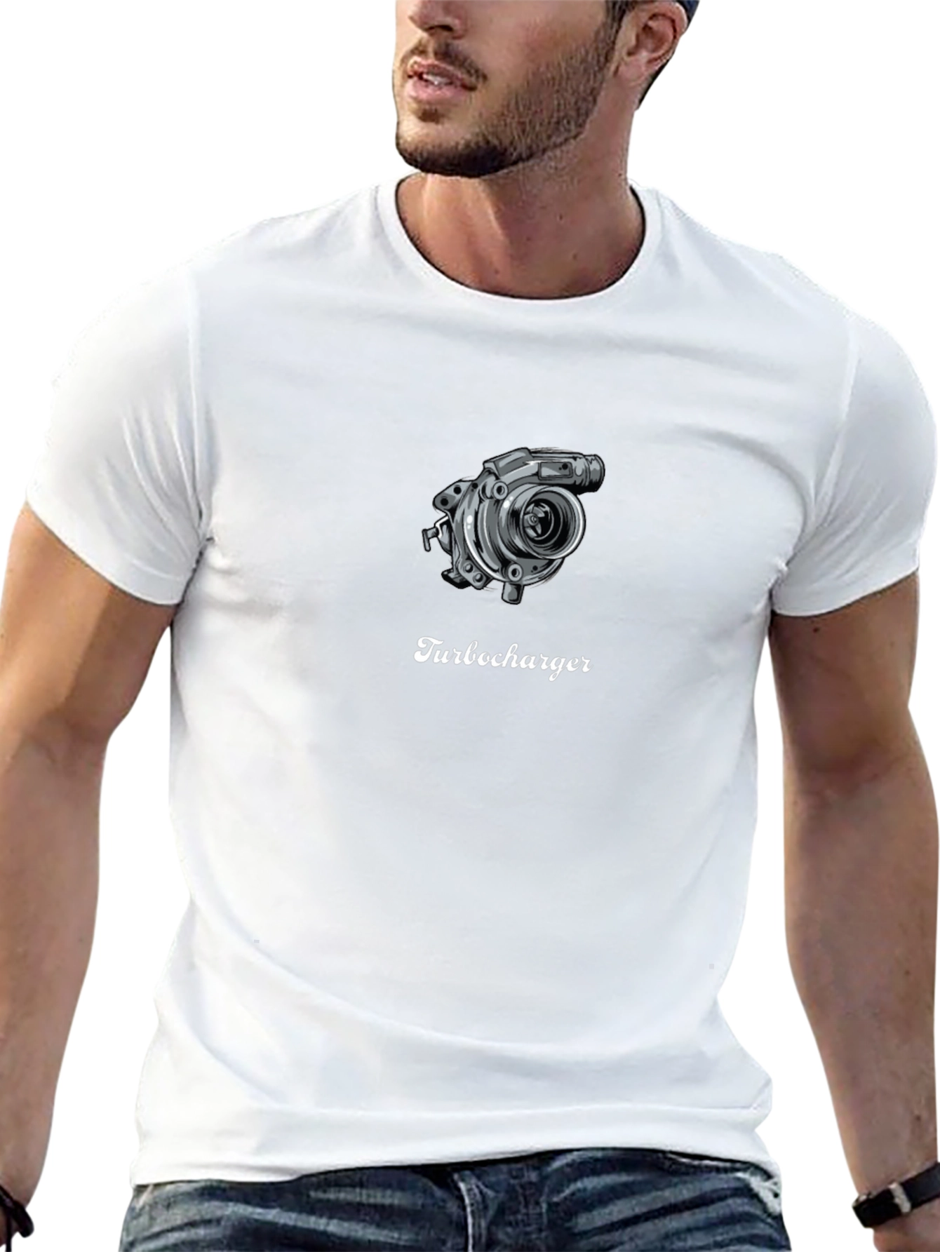 Turbocharger Graphic Tee - Automotive Enthusiast Shirt