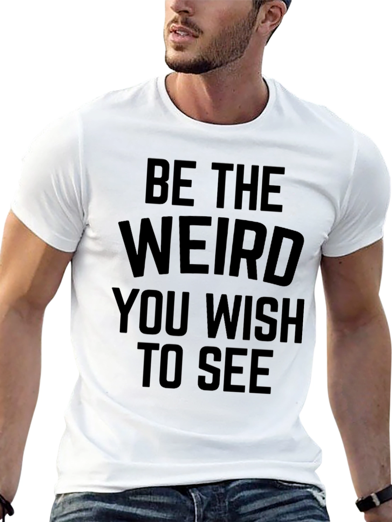 Be the Weird T-Shirt - Unisex Black Tee