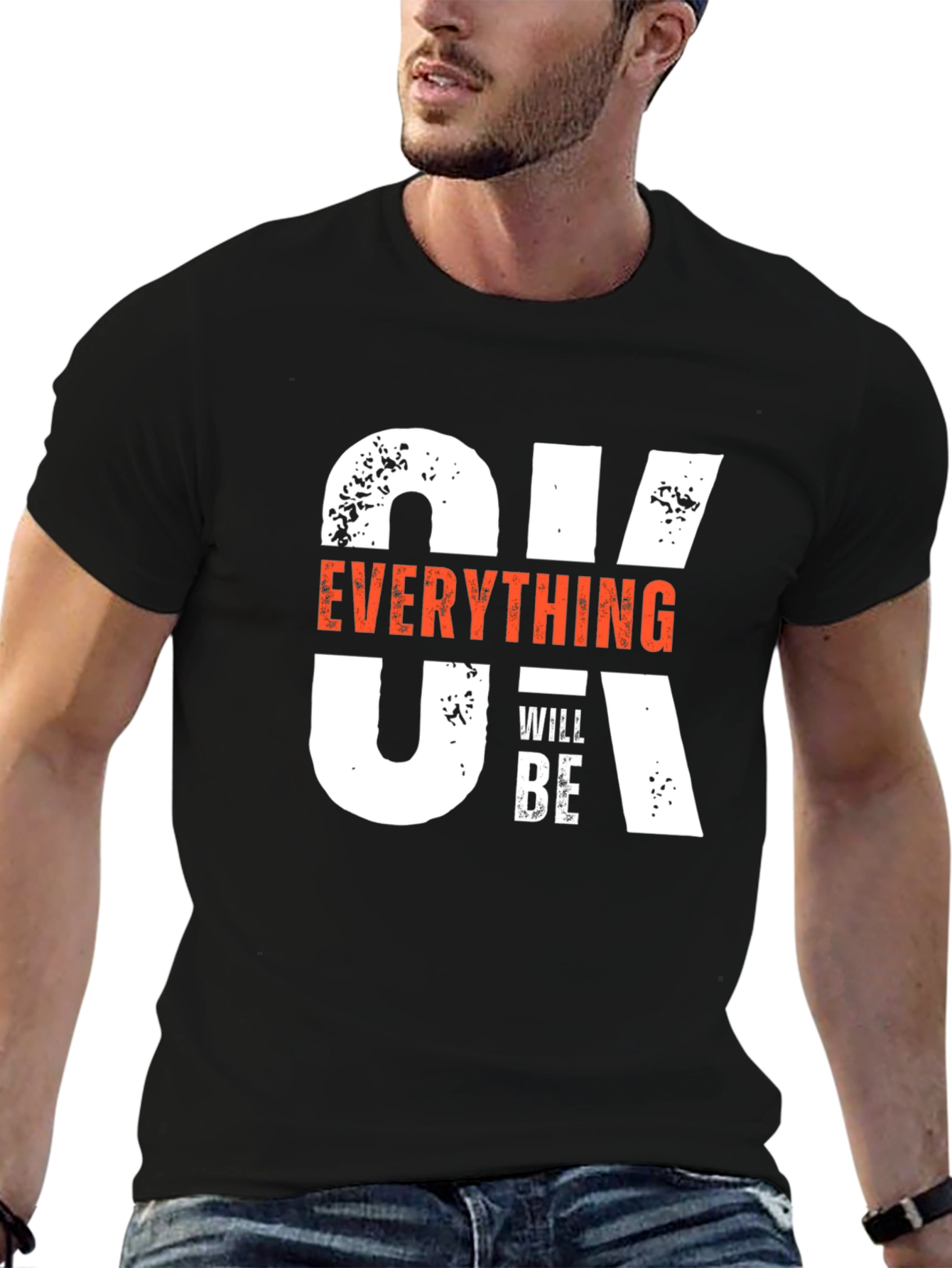 Optimistic Graphic T-Shirt: Everything Will Be OK