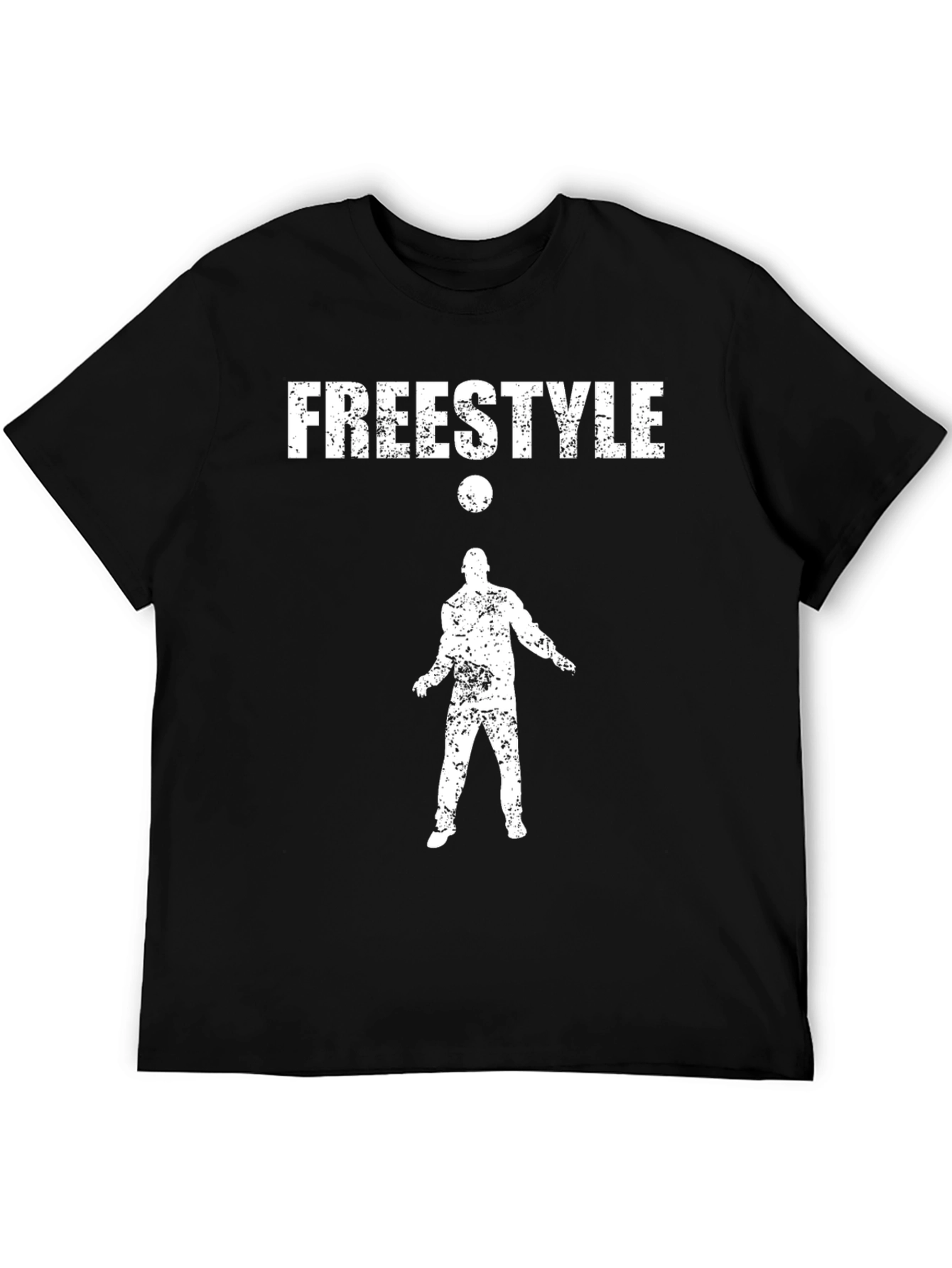 Freestyle Soccer Black T-Shirt