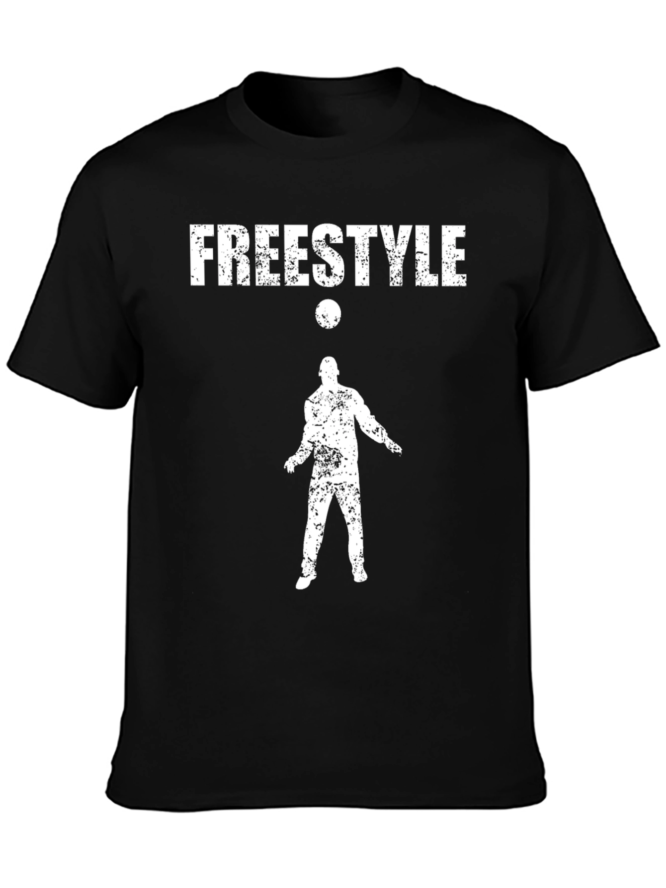 Freestyle Soccer Black T-Shirt