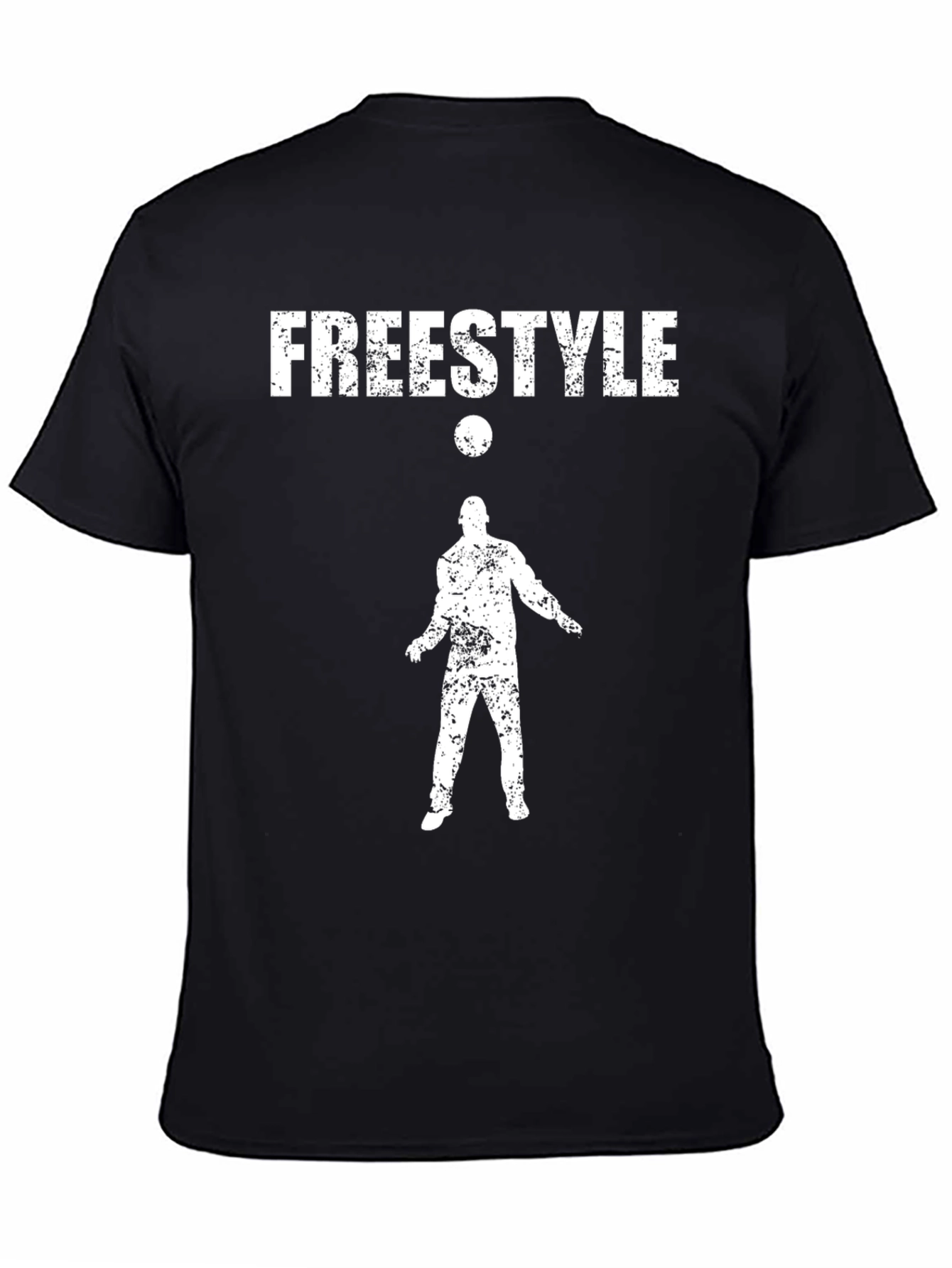 Freestyle Soccer Black T-Shirt