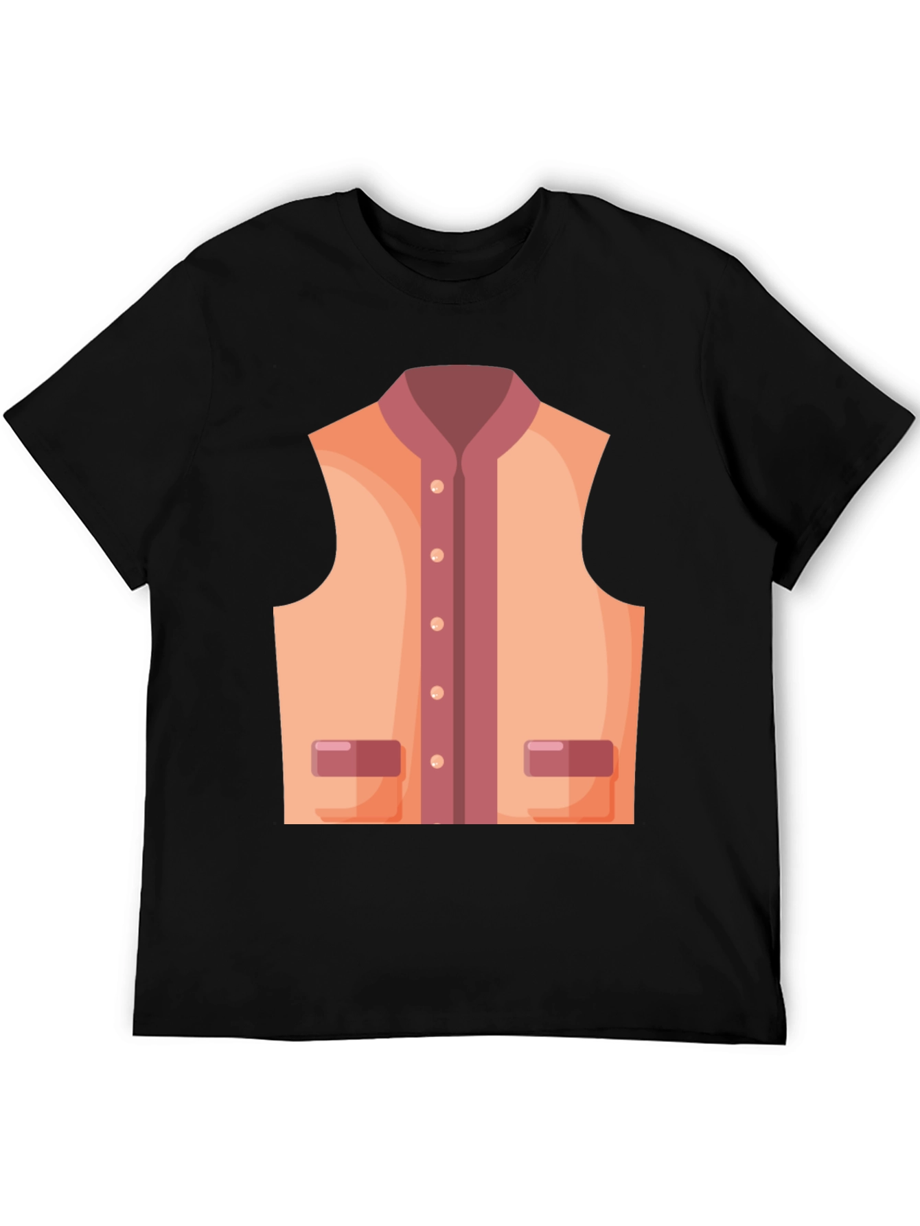 Novelty Vest Graphic T-Shirt
