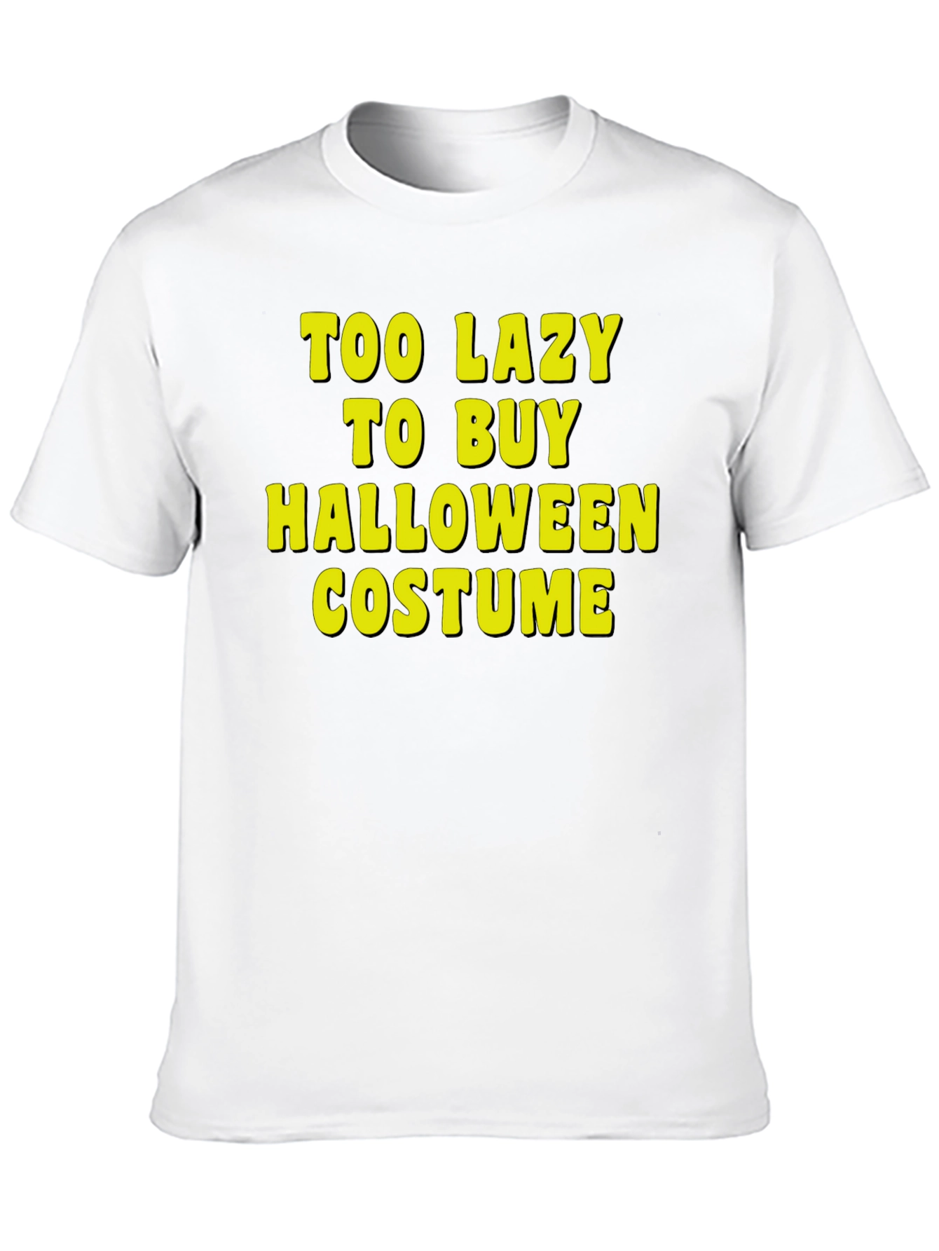 Lazy Halloween Costume Graphic Tee