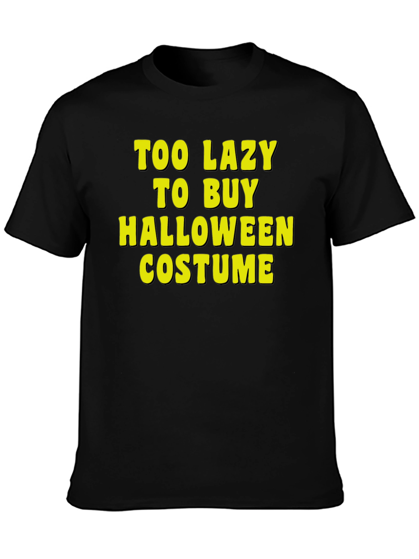 Lazy Halloween Costume Graphic Tee
