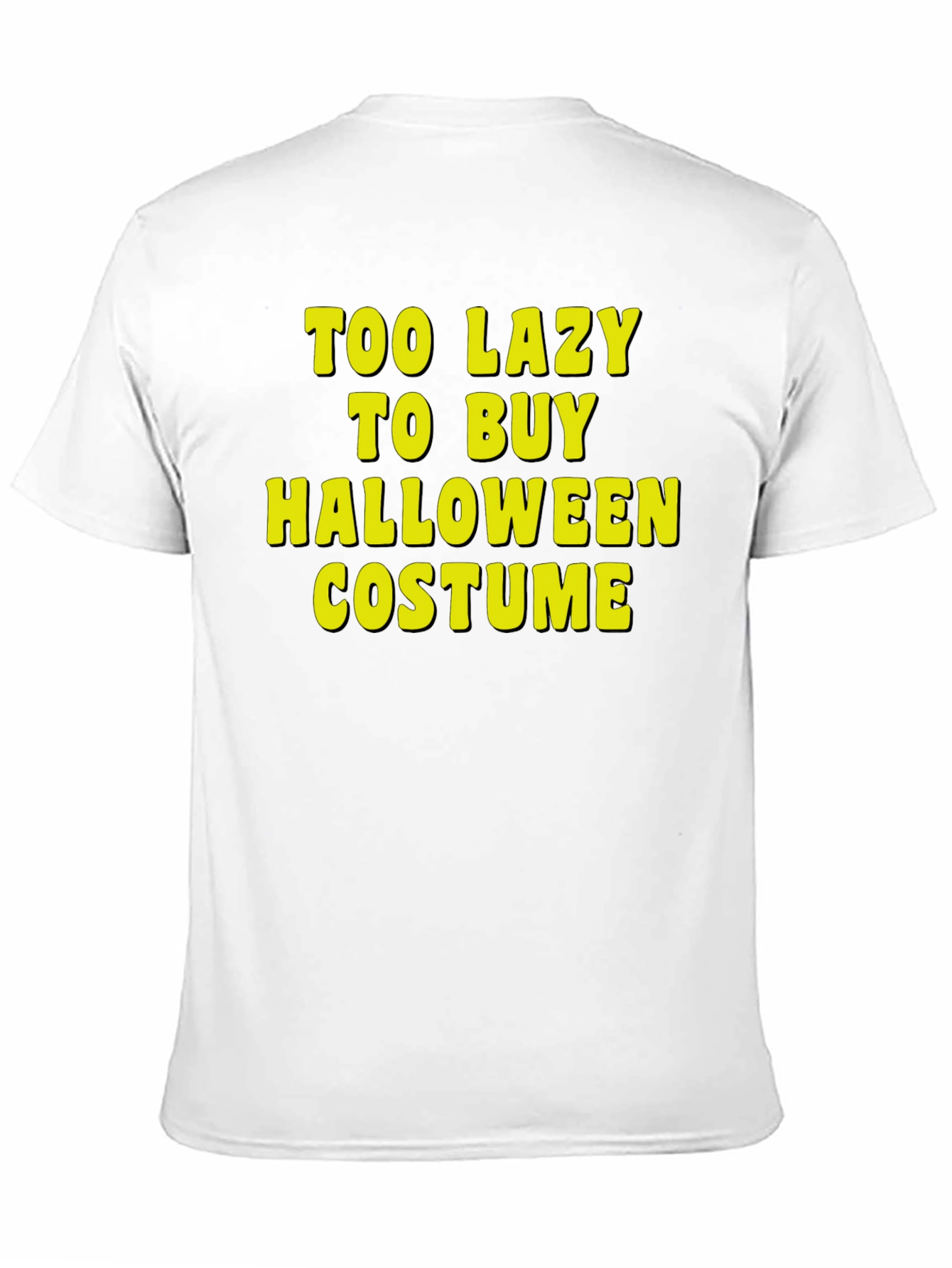 Lazy Halloween Costume Graphic Tee