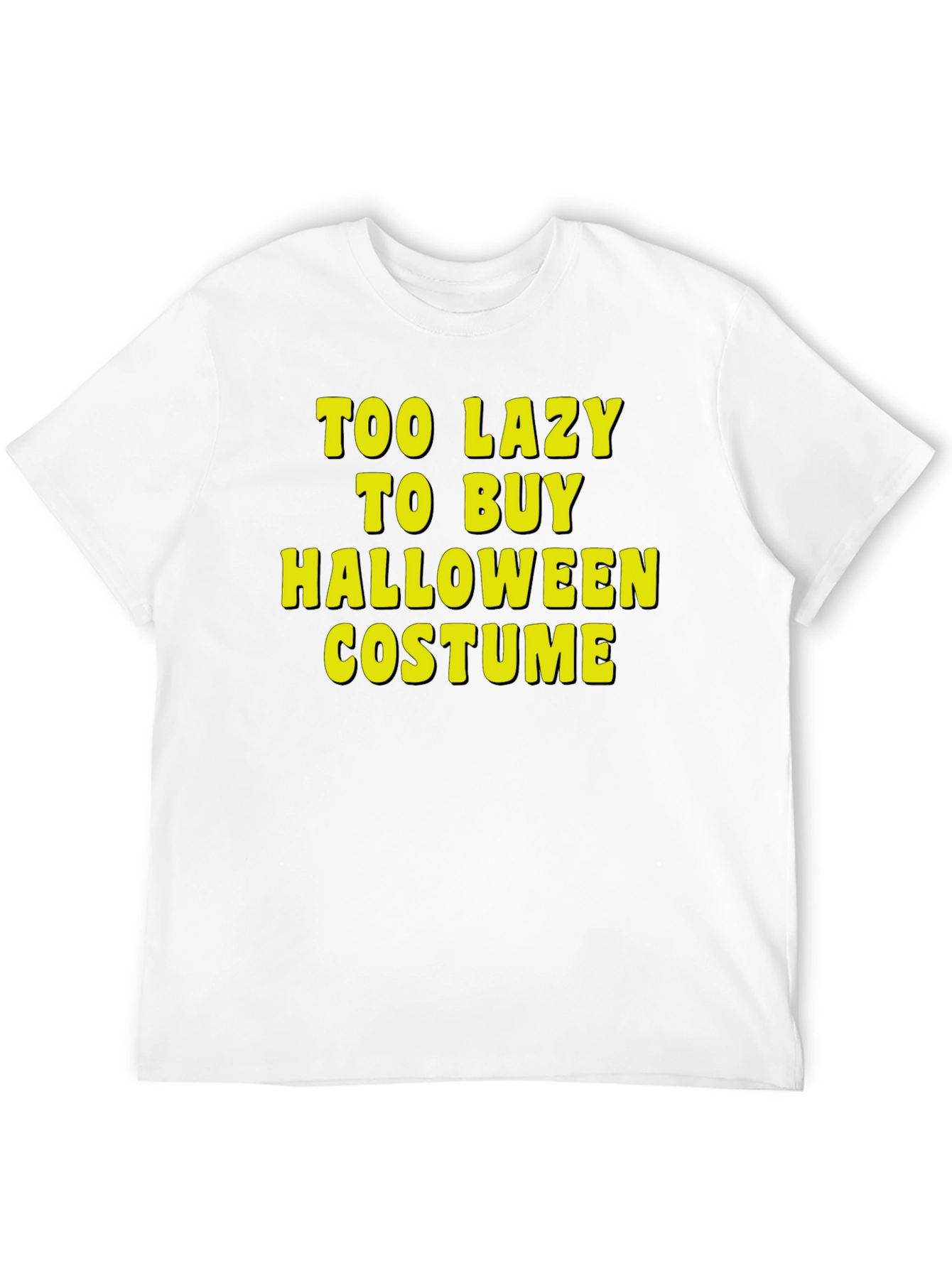 Lazy Halloween Costume Graphic Tee