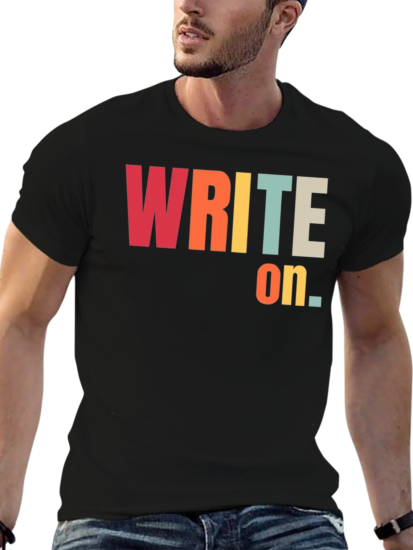 Write On T-Shirt - Retro Style Graphic Tee
