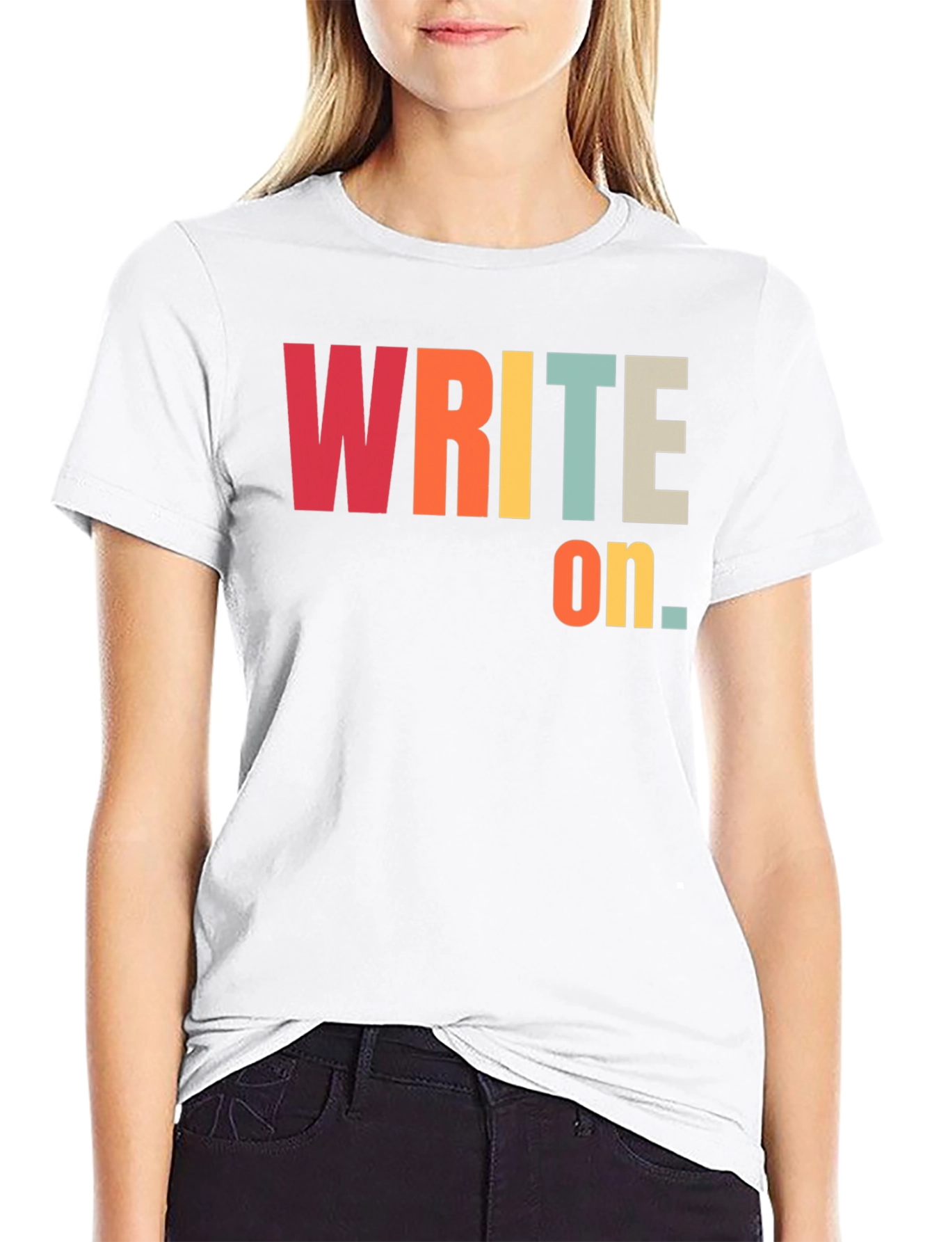 Write On T-Shirt - Retro Style Graphic Tee
