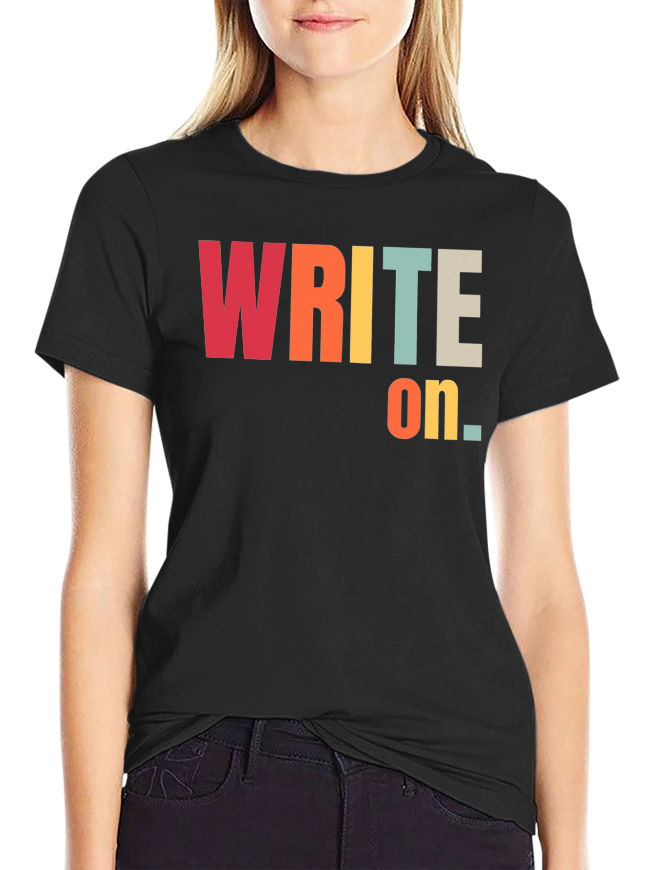 Write On T-Shirt - Retro Style Graphic Tee