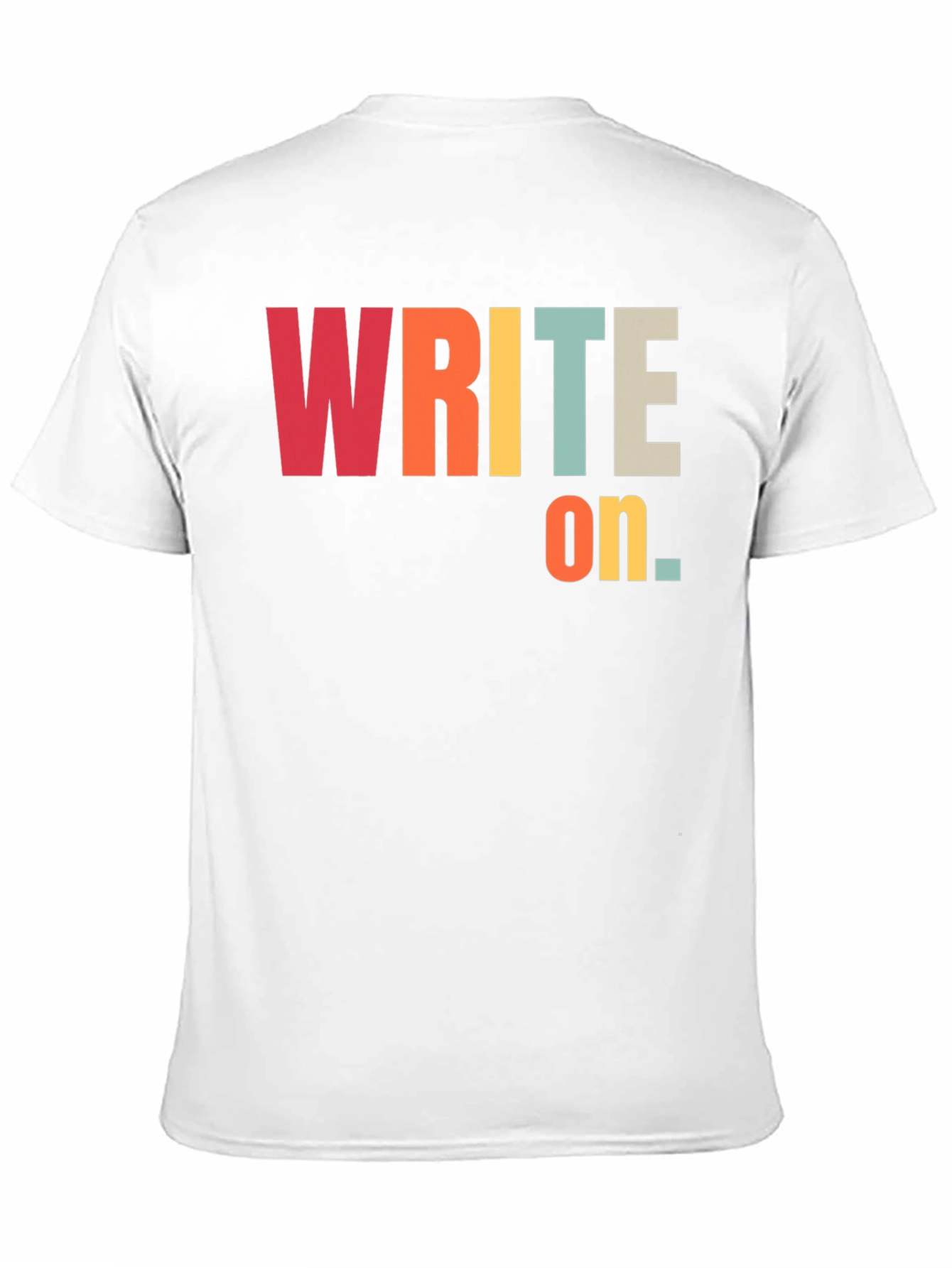 Write On T-Shirt - Retro Style Graphic Tee