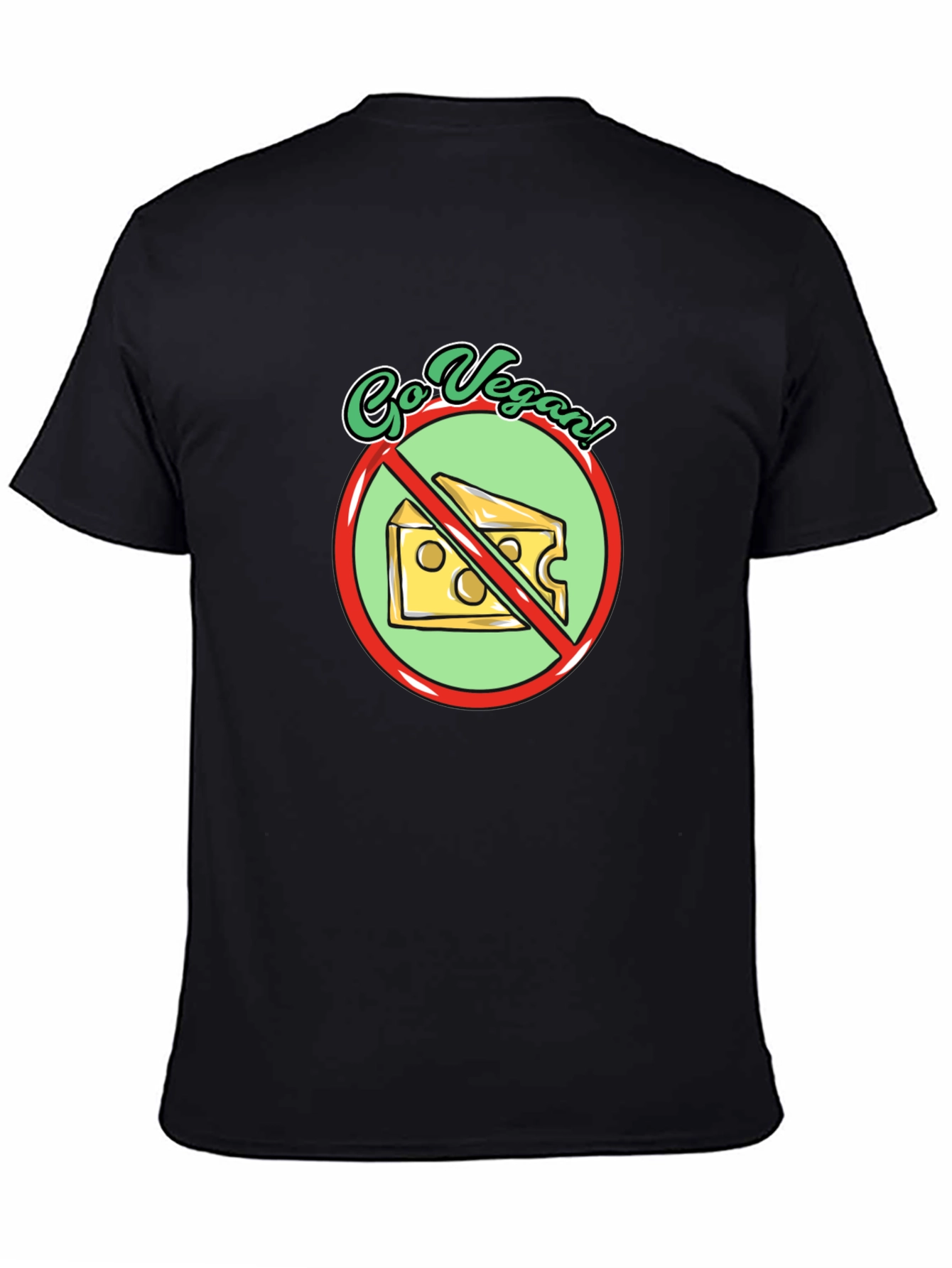 Go Vegan! Cheese Prohibition Graphic Tee