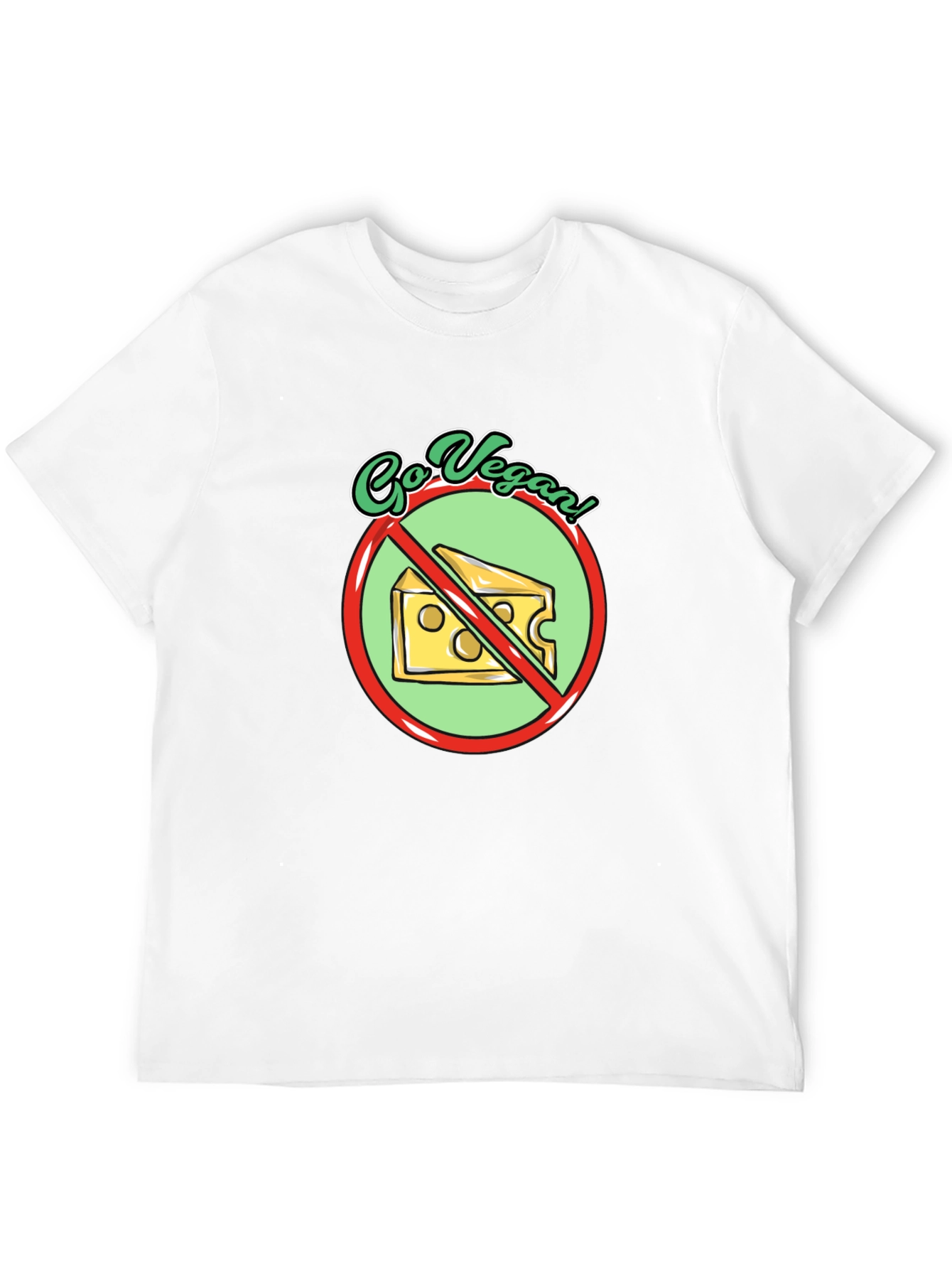 Go Vegan! Cheese Prohibition Graphic Tee
