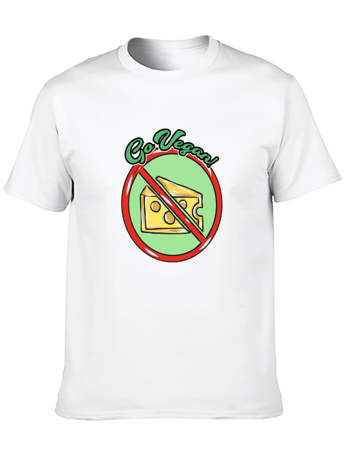 Go Vegan! Cheese Prohibition Graphic Tee