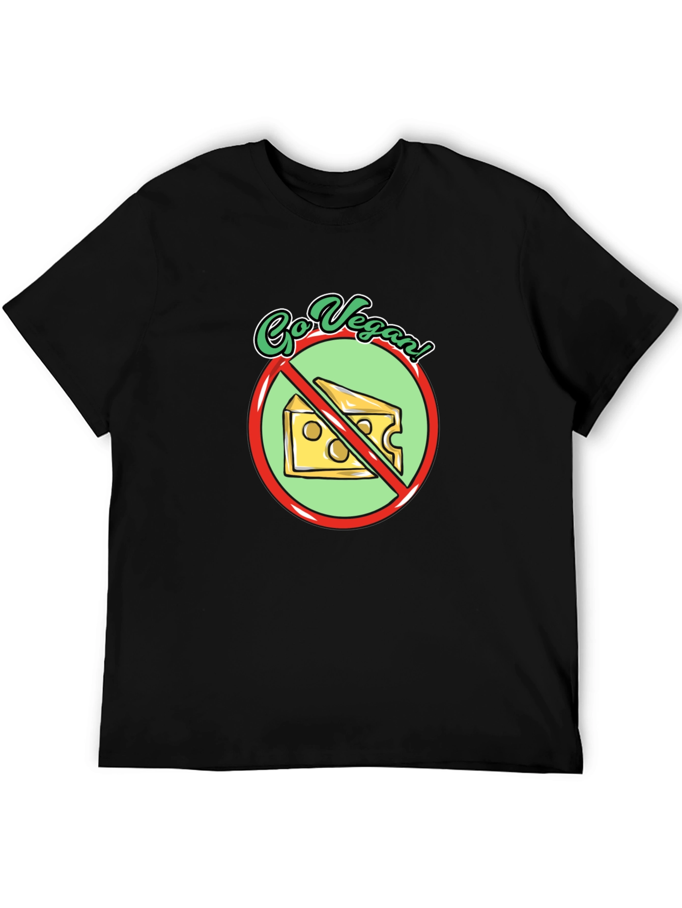 Go Vegan! Cheese Prohibition Graphic Tee