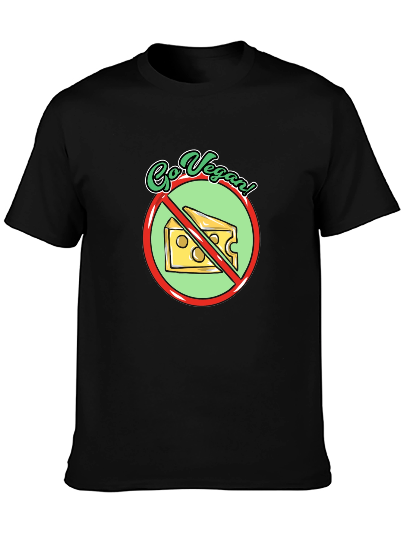 Go Vegan! Cheese Prohibition Graphic Tee