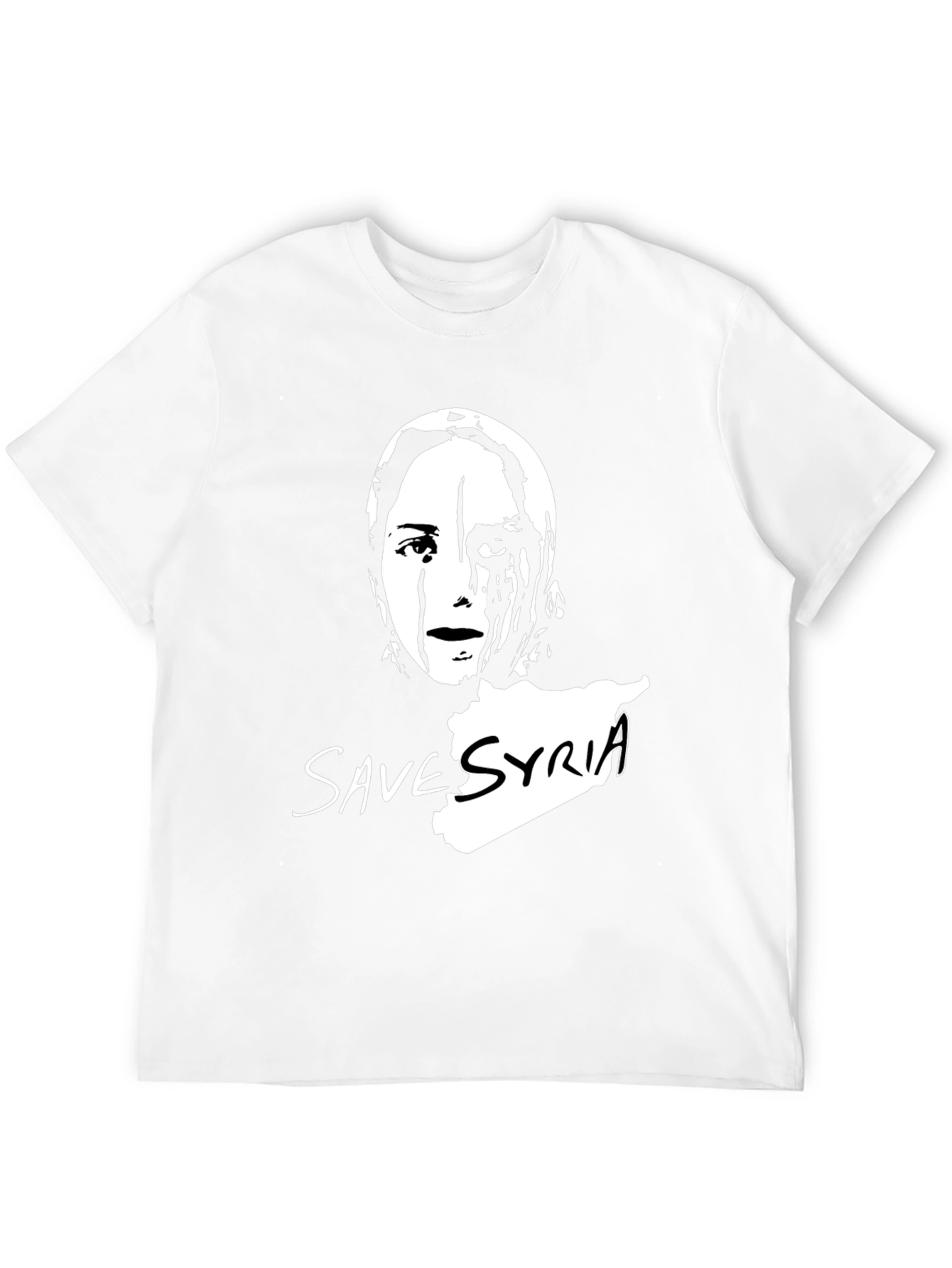 Save Syria Graphic T-Shirt - Black Unisex Tee
