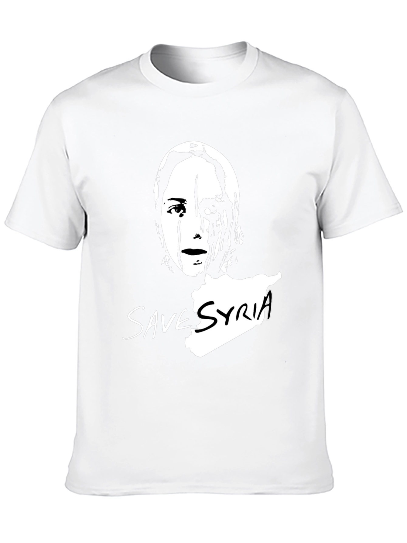 Save Syria Graphic T-Shirt - Black Unisex Tee