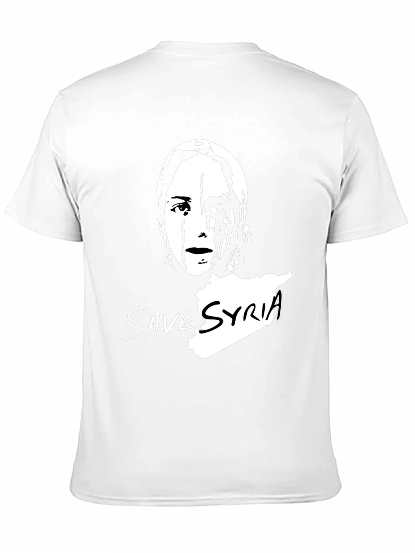 Save Syria Graphic T-Shirt - Black Unisex Tee