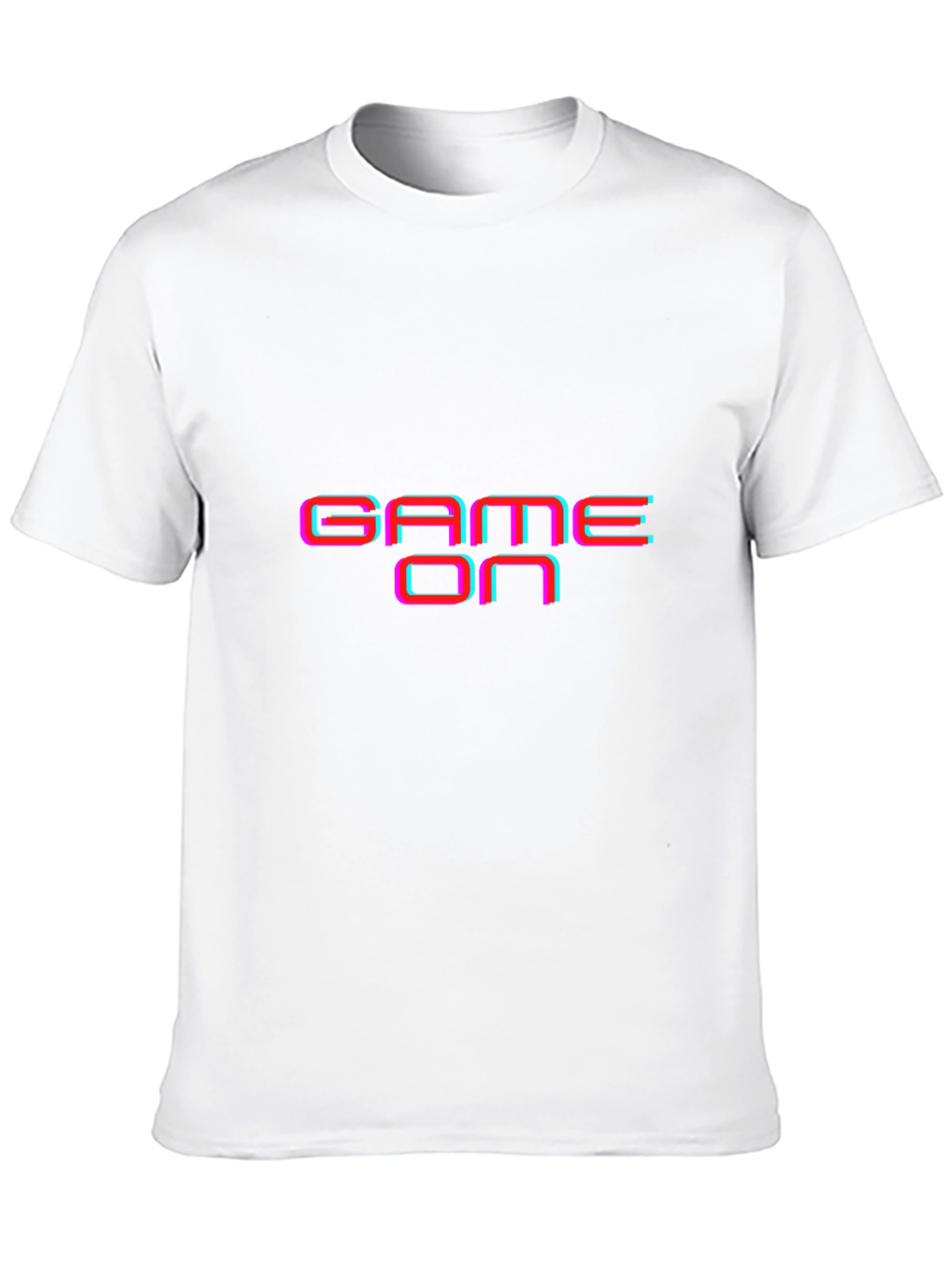 Game On Graphic Print Black T-Shirt