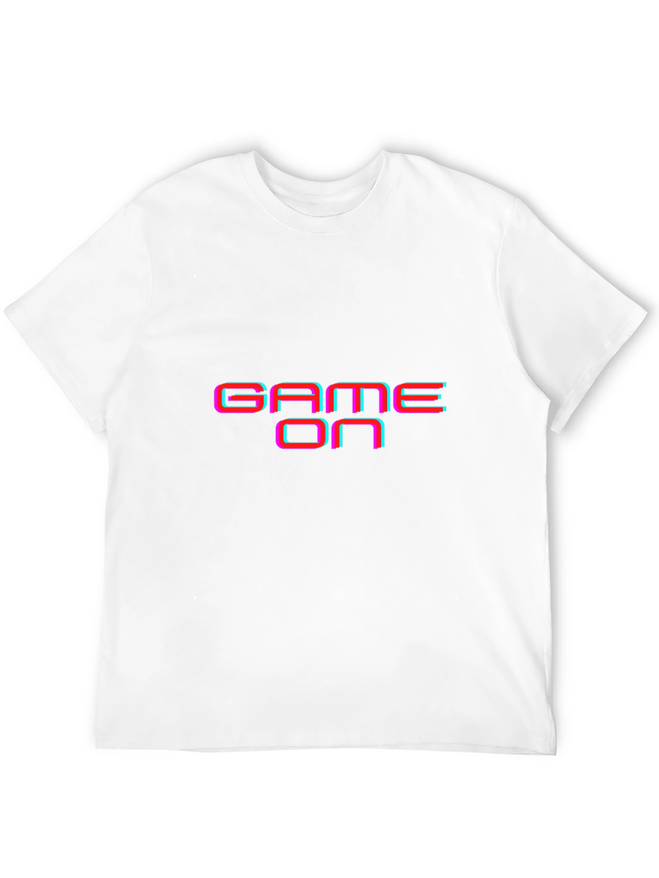 Game On Graphic Print Black T-Shirt