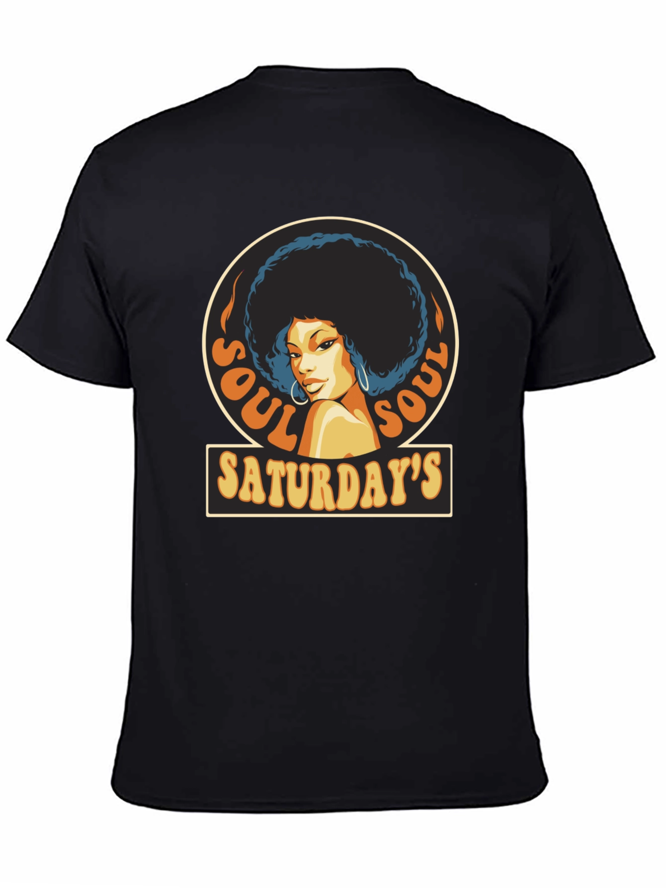 Soul Saturdays T-Shirt - Retro Afro Design