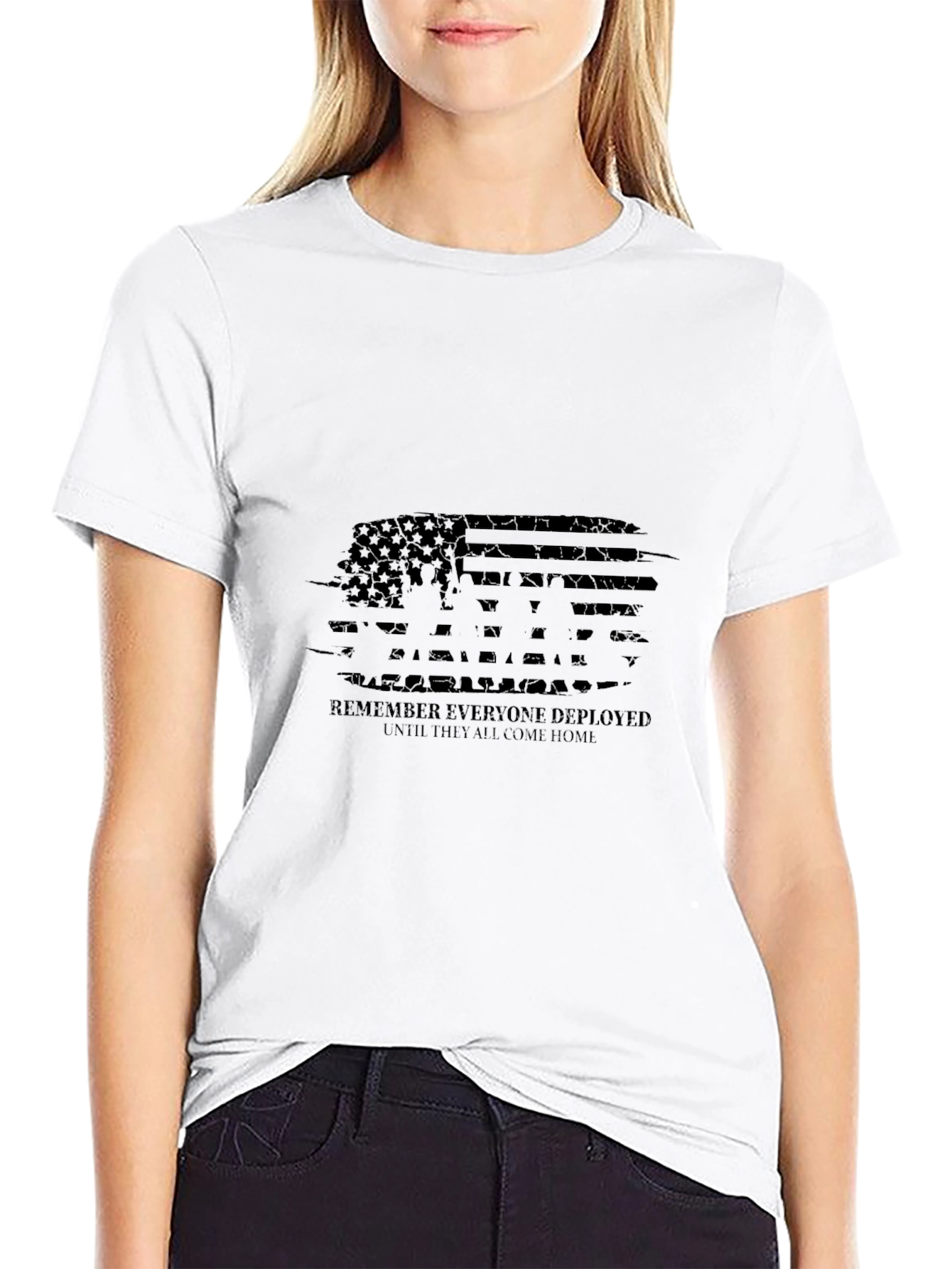 Remember Everyone Deployed Graphic T-Shirt