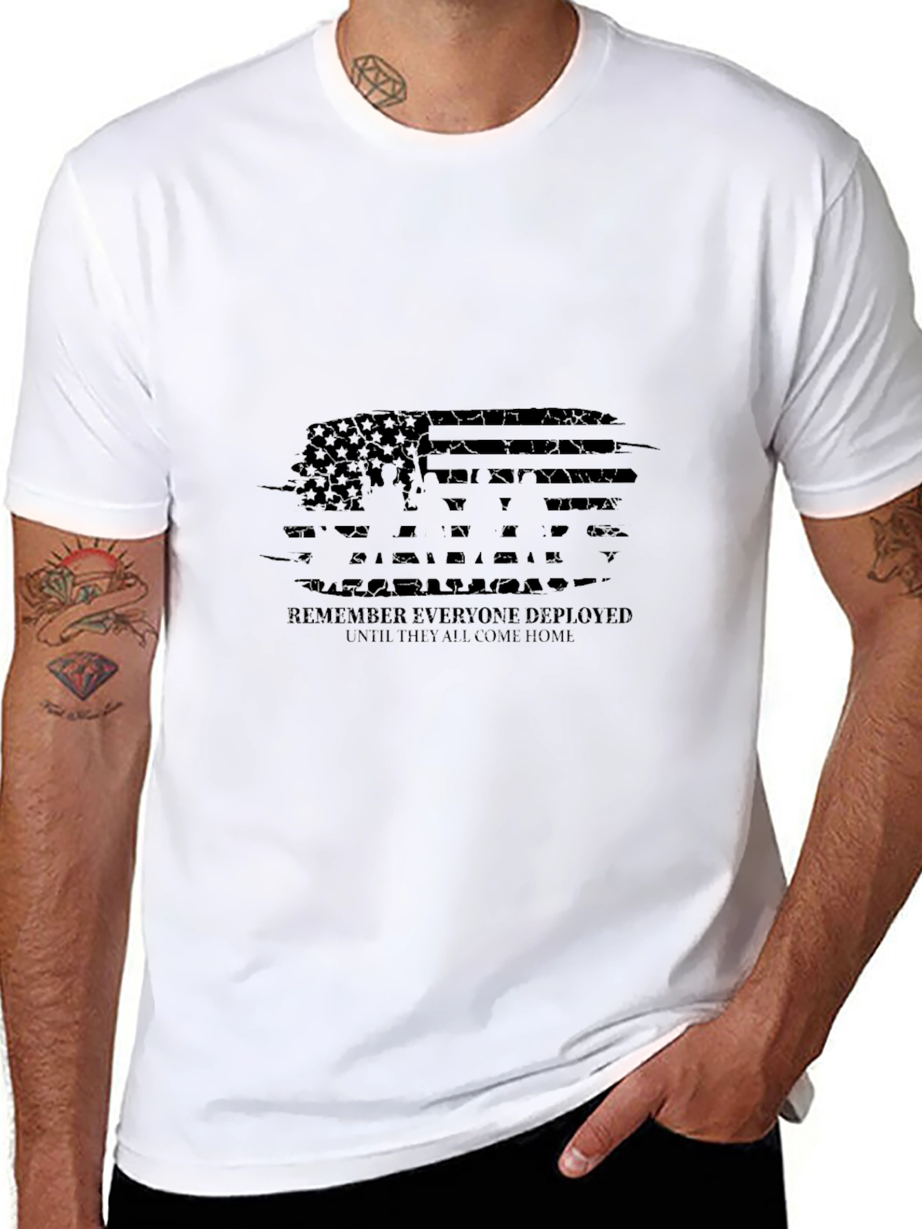 Remember Everyone Deployed Graphic T-Shirt