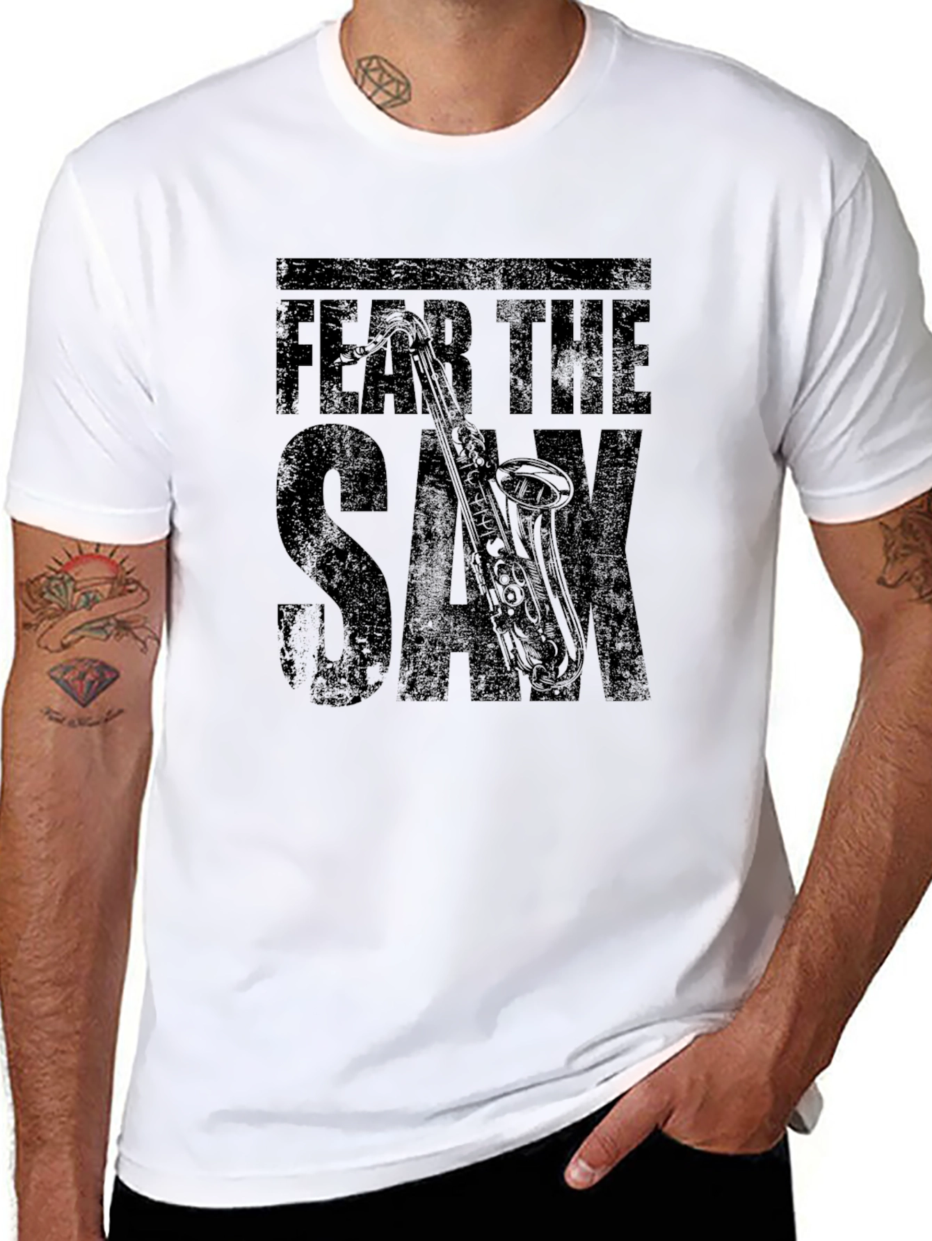 Fear the Sax T-Shirt - Musician Graphic Tee