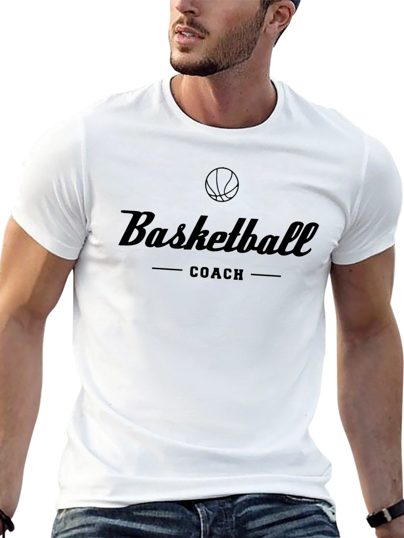 Basketball Coach Graphic T-Shirt