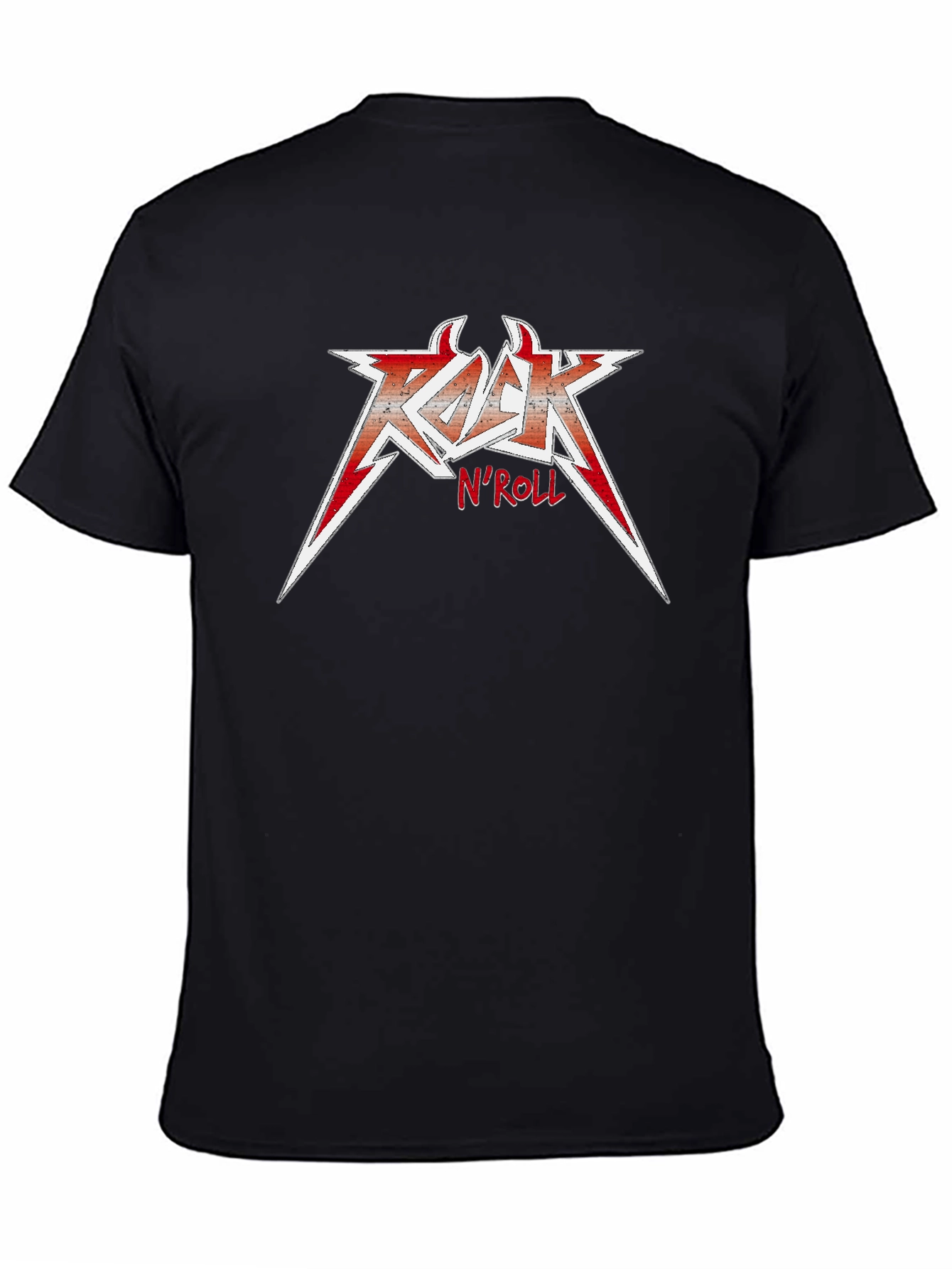 Rock N Roll Graphic Tee - Black T-Shirt