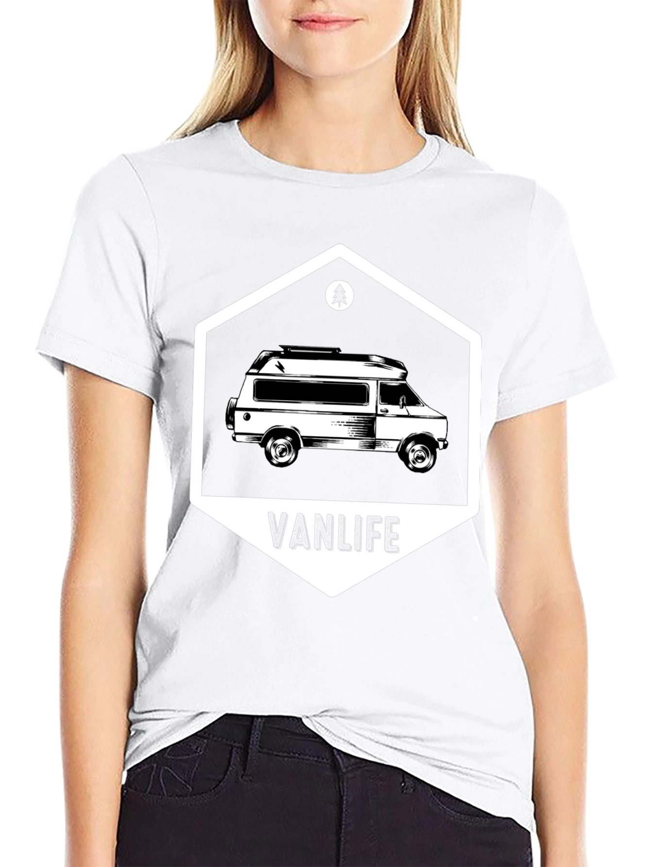Vanlife Black T-Shirt - Adventure Tee