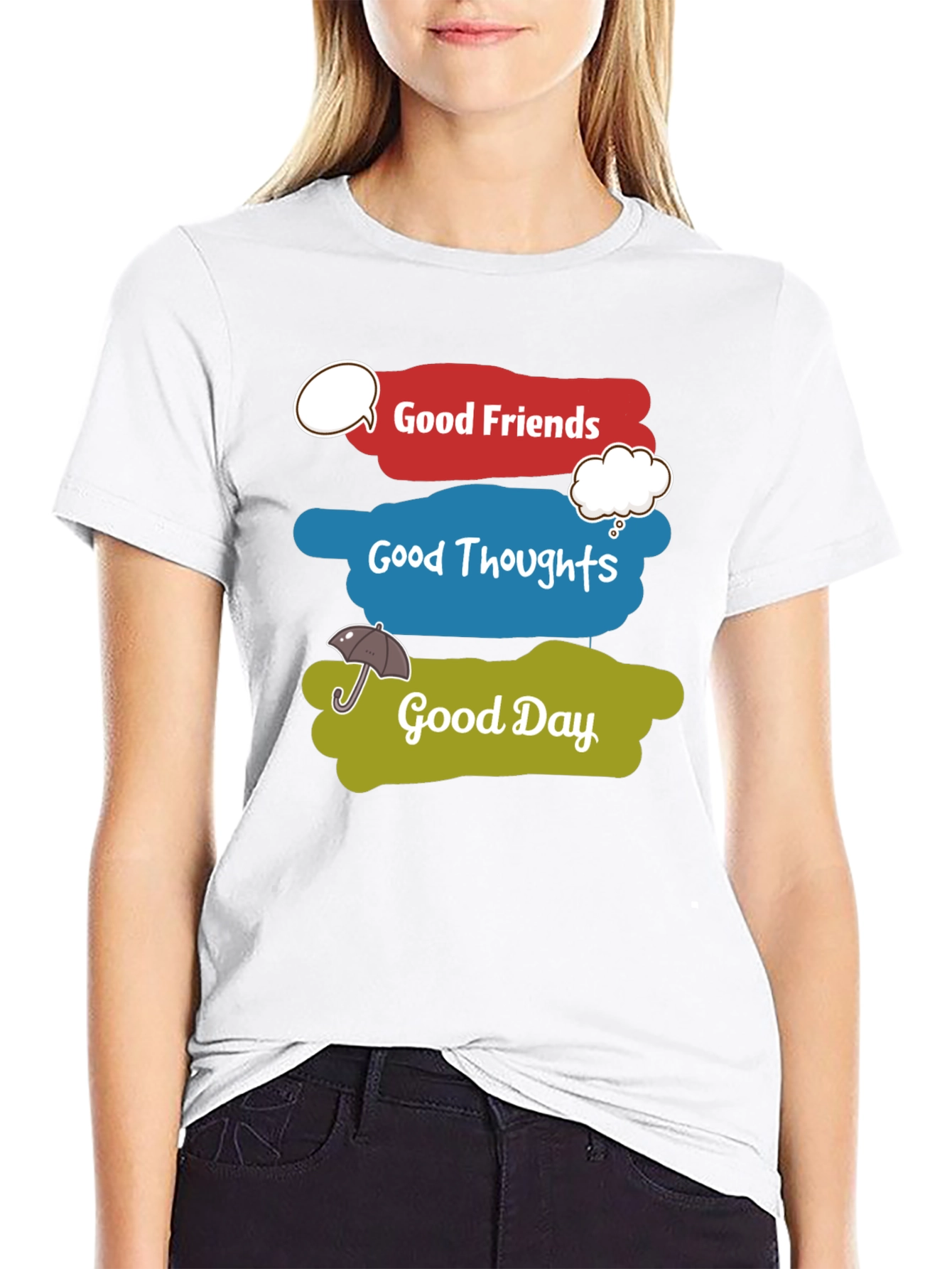 Good Friends Thoughts and Day Graphic T-Shirt
