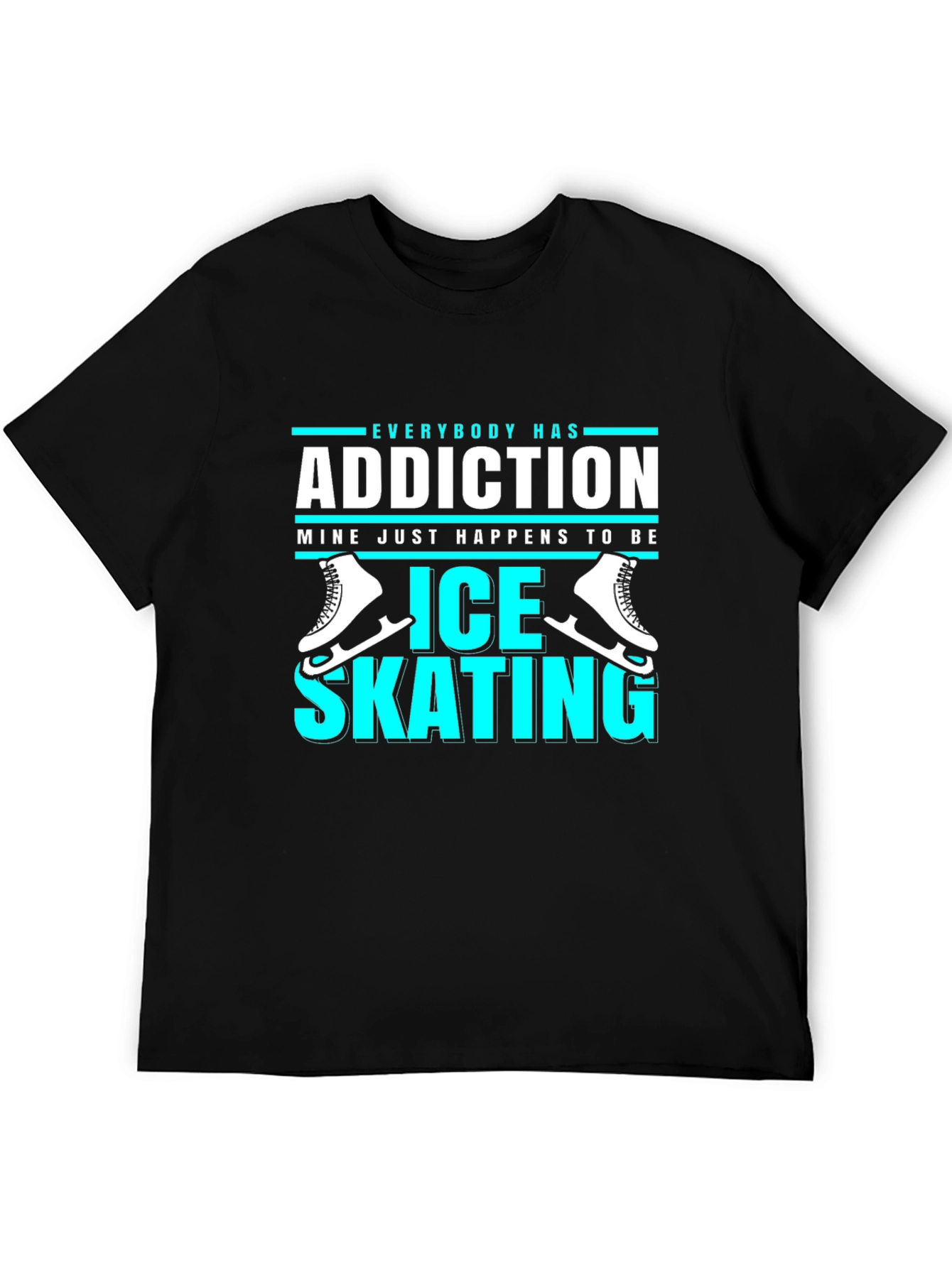 Ice Skating Addiction Graphic Tee