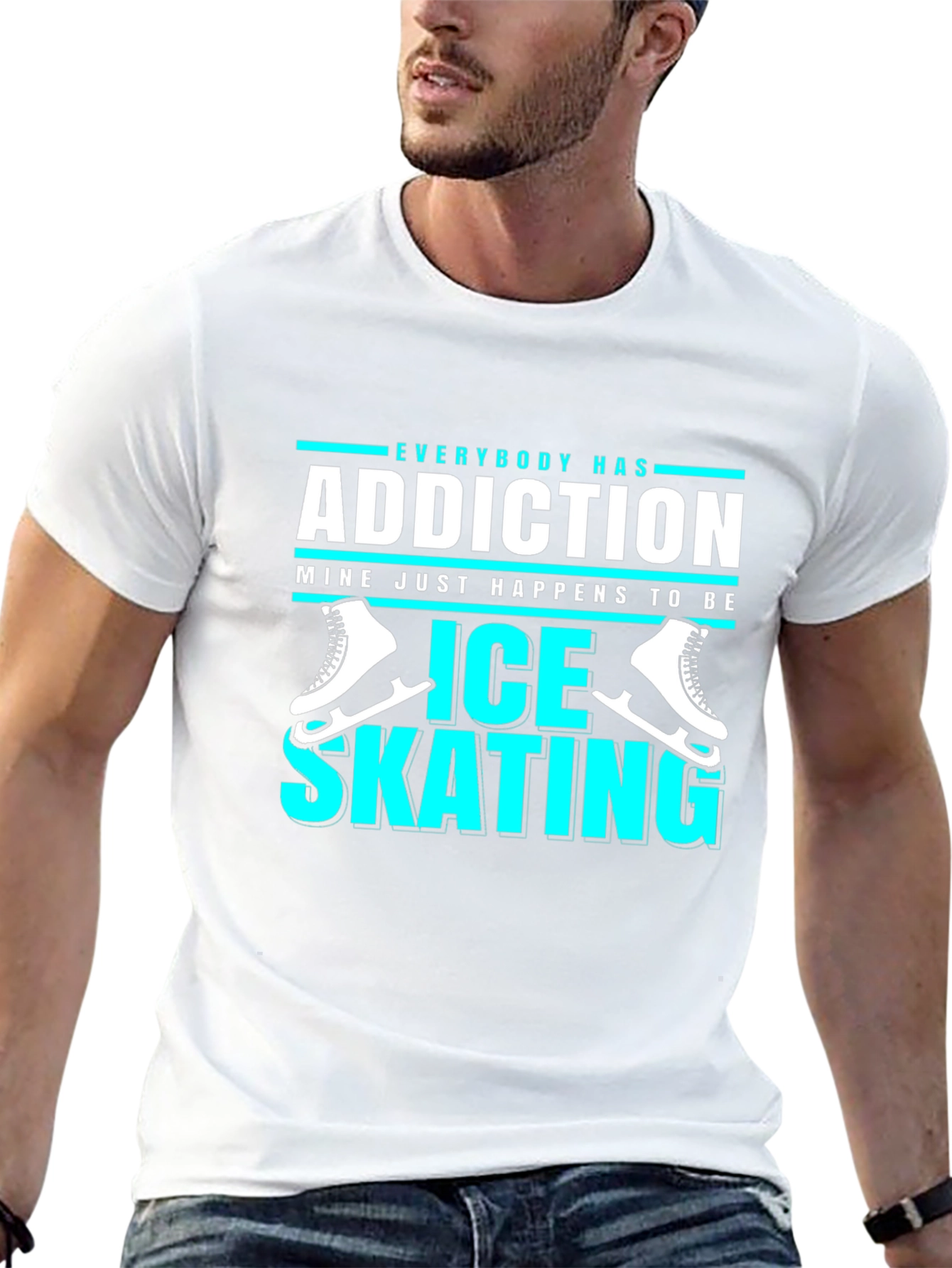 Ice Skating Addiction Graphic Tee