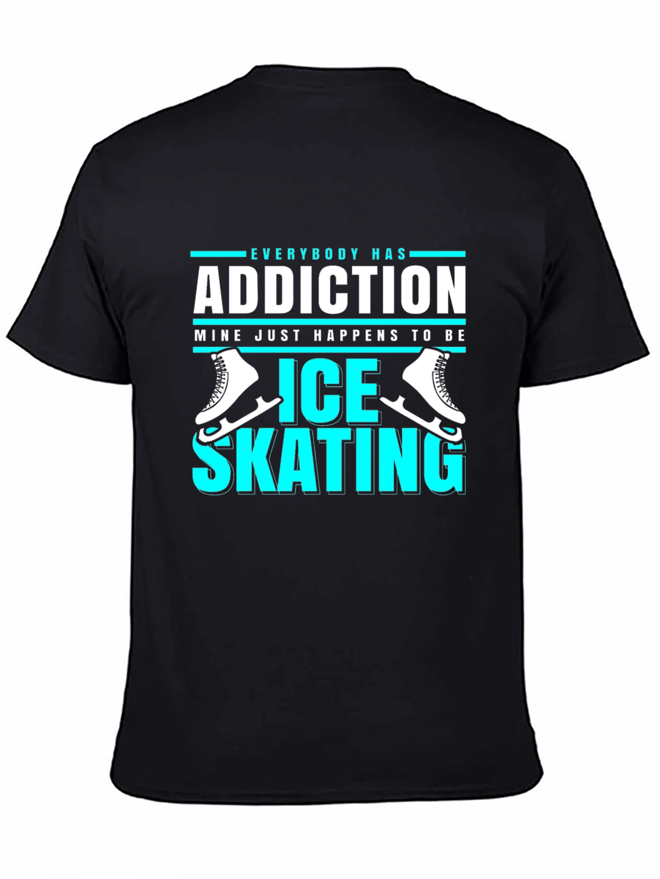 Ice Skating Addiction Graphic Tee